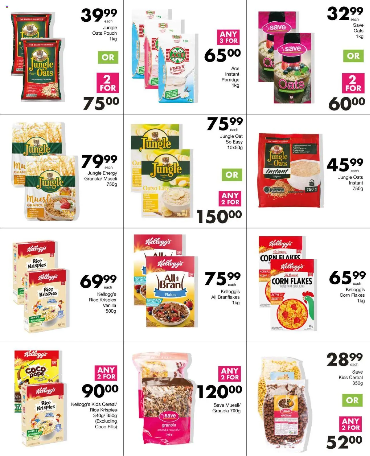 Save Specials │ valid from 31.07.2025 | Page: 33 | Products: Corn, Oats, Rice, Flakes