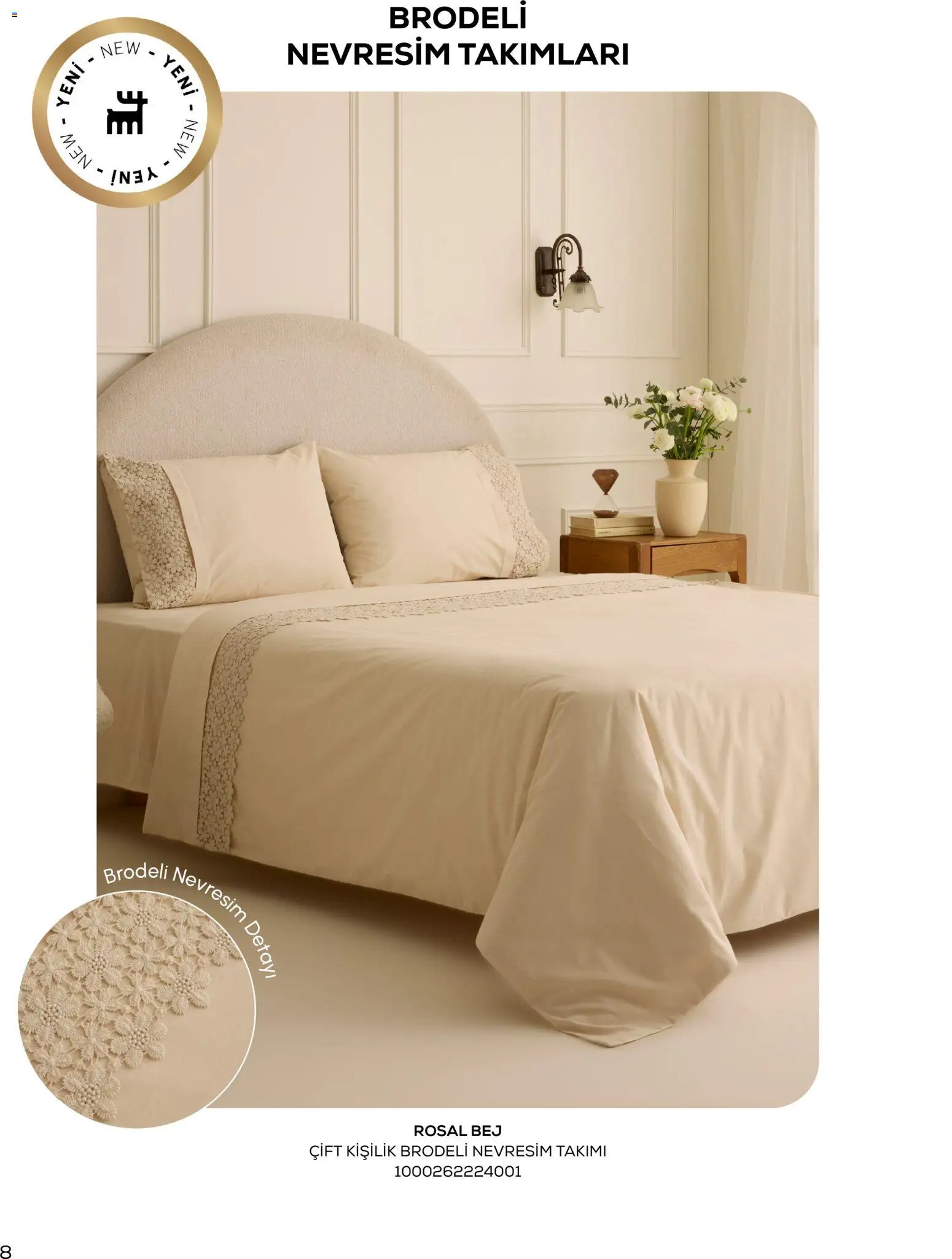 Karaca Home - Katalog Sezonsuz Karaca Home Şıklığı - İlkbahar / Yaz 2026 - 01.03.2026 tarihinden itibaren geçerlidir | Sayfa: 8 | Ürünler: Nevresim, Nevresim takımları