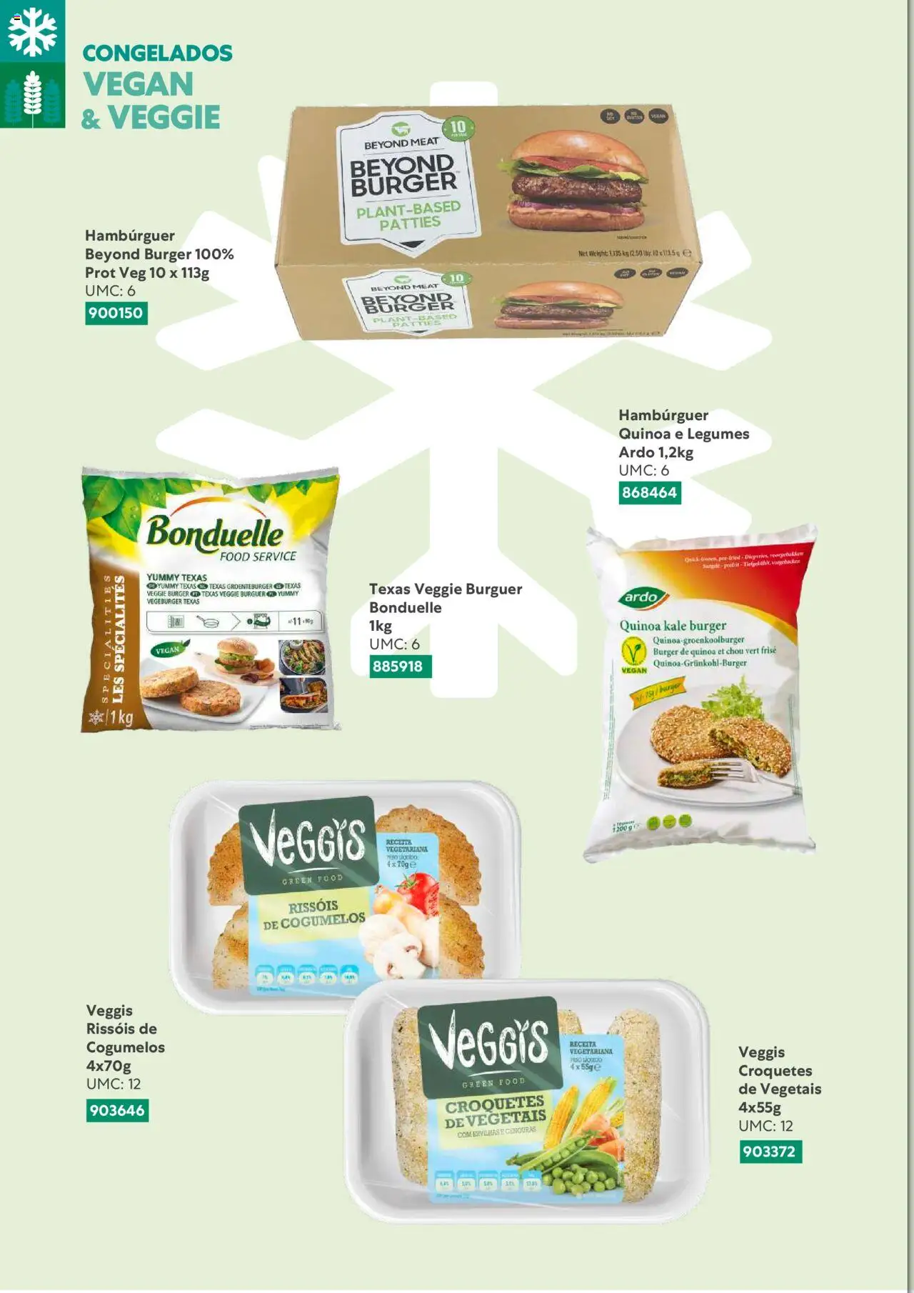 Recheio Alimentacao variada │ válido de 01.02.2024 | Página: 18 | Produtos: Hambúrguer, Quinoa, Cogumelos