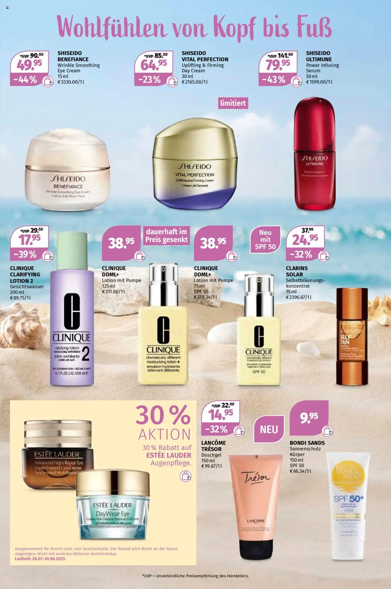 Müller Düfte für den Sommer - gültig ab dem 28.07.2025 | Seite: 5 | Produkte: Toner, Creme, Shower Gel, Serum
