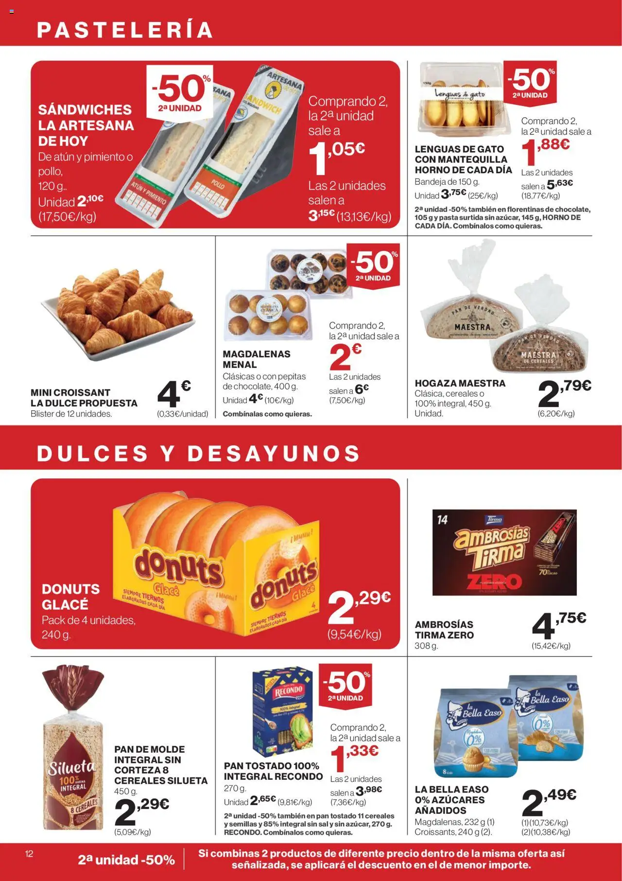 Supercor Canarias │ válido desde el 11.09.2025 | Página: 12 | Productos: Pan, Κάδος απορρυμάτων, Magdalenas, Συσκευή ροής