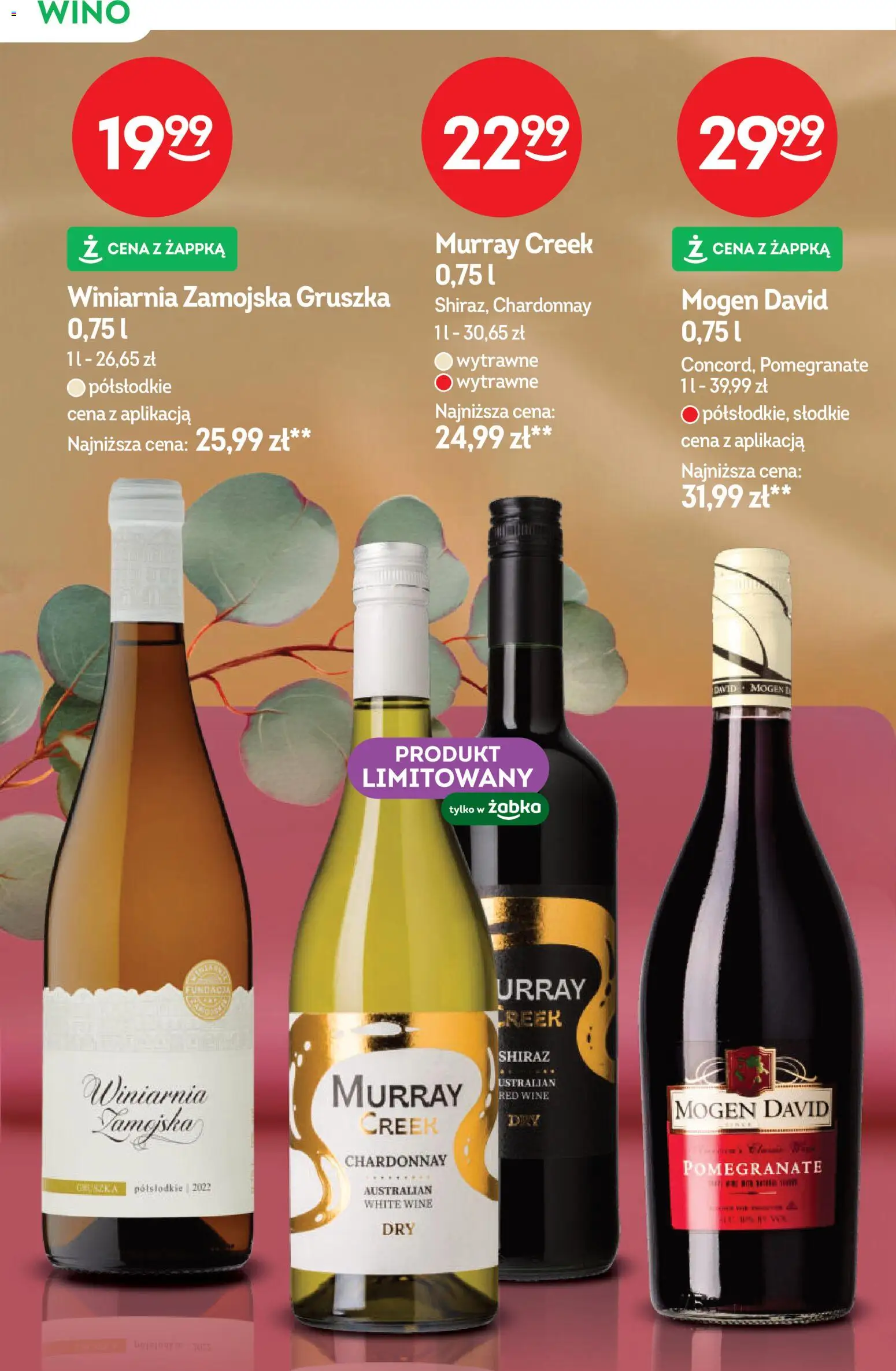 Żabka gazetka - Katalog win od 04.03.2026 | Strona: 4 | Produkty: Gruszka, Chardonnay, Winiarnia, Wino