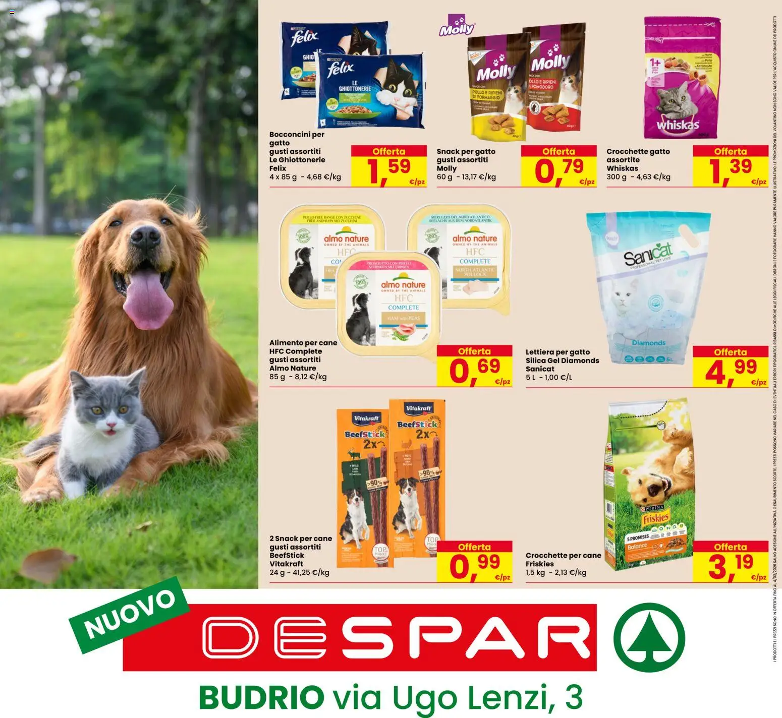 Volantino Despar del 22.01.2026 | Pagina: 24 | Prodotti: Pollo, Pomodoro, The, Crocchette gatto