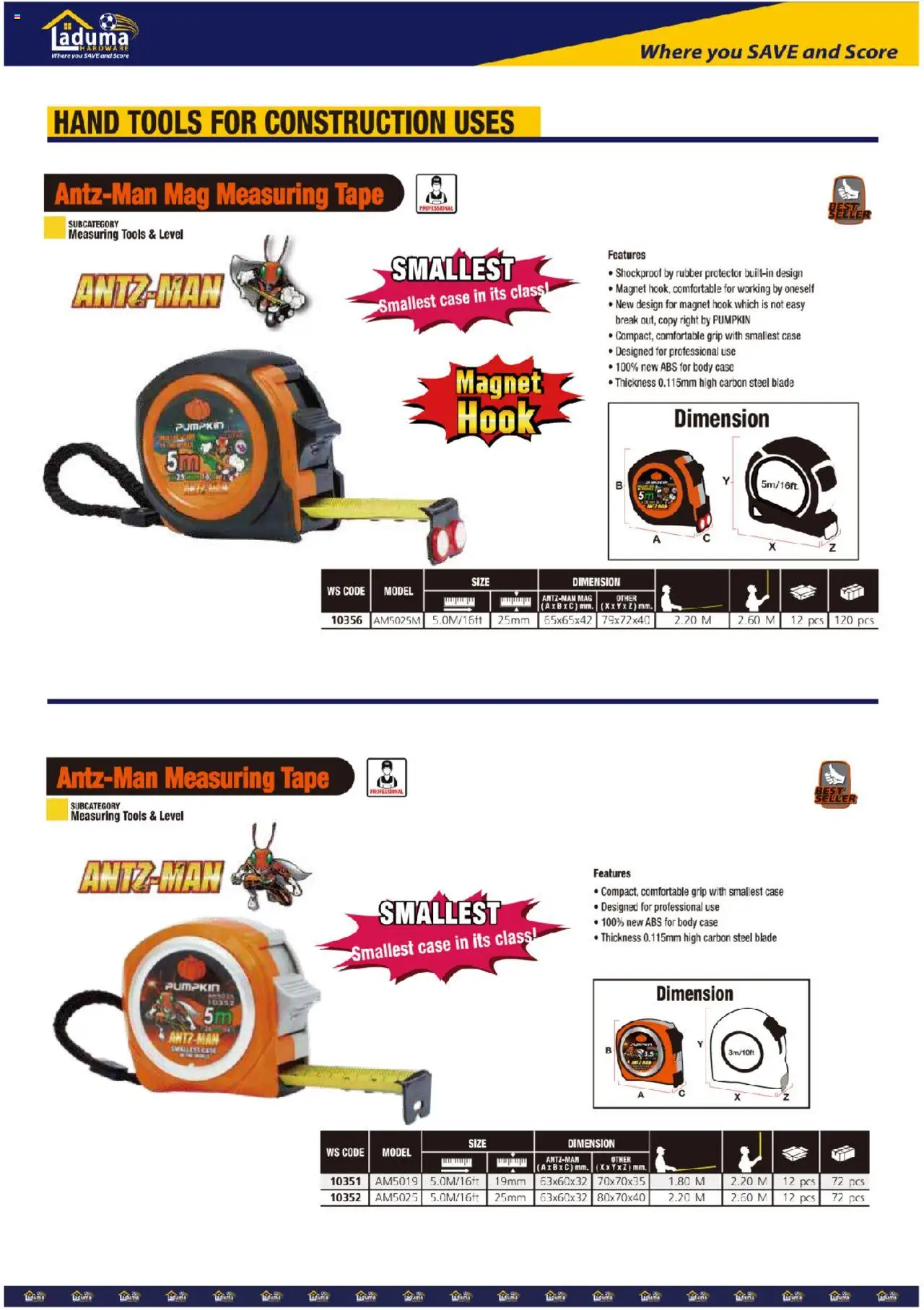 New Laduma Hardware catalogue – valid from 01.06.2024 | Page: 6 | Products: Case, Tape
