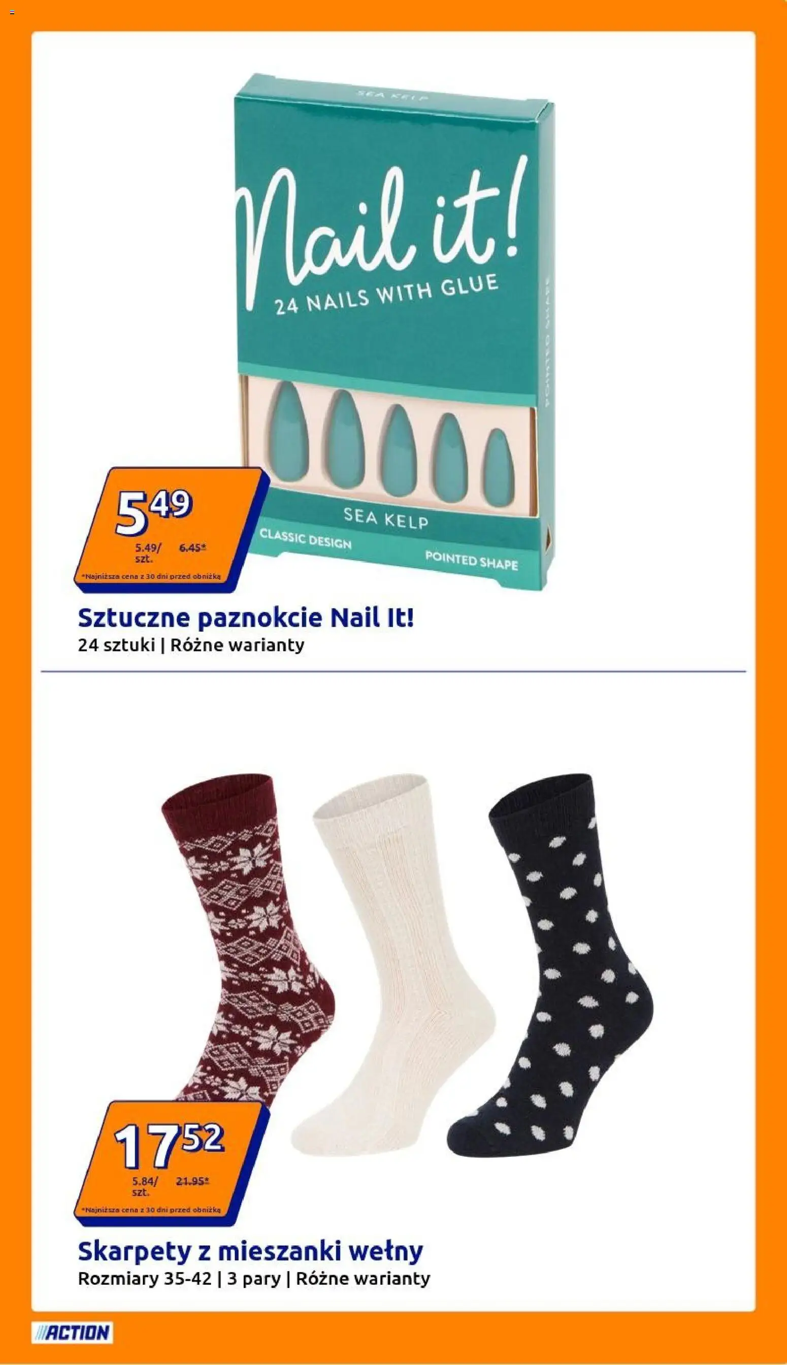Action Gazetka od 17.12.2025 | Strona: 5 | Produkty: Skarpety