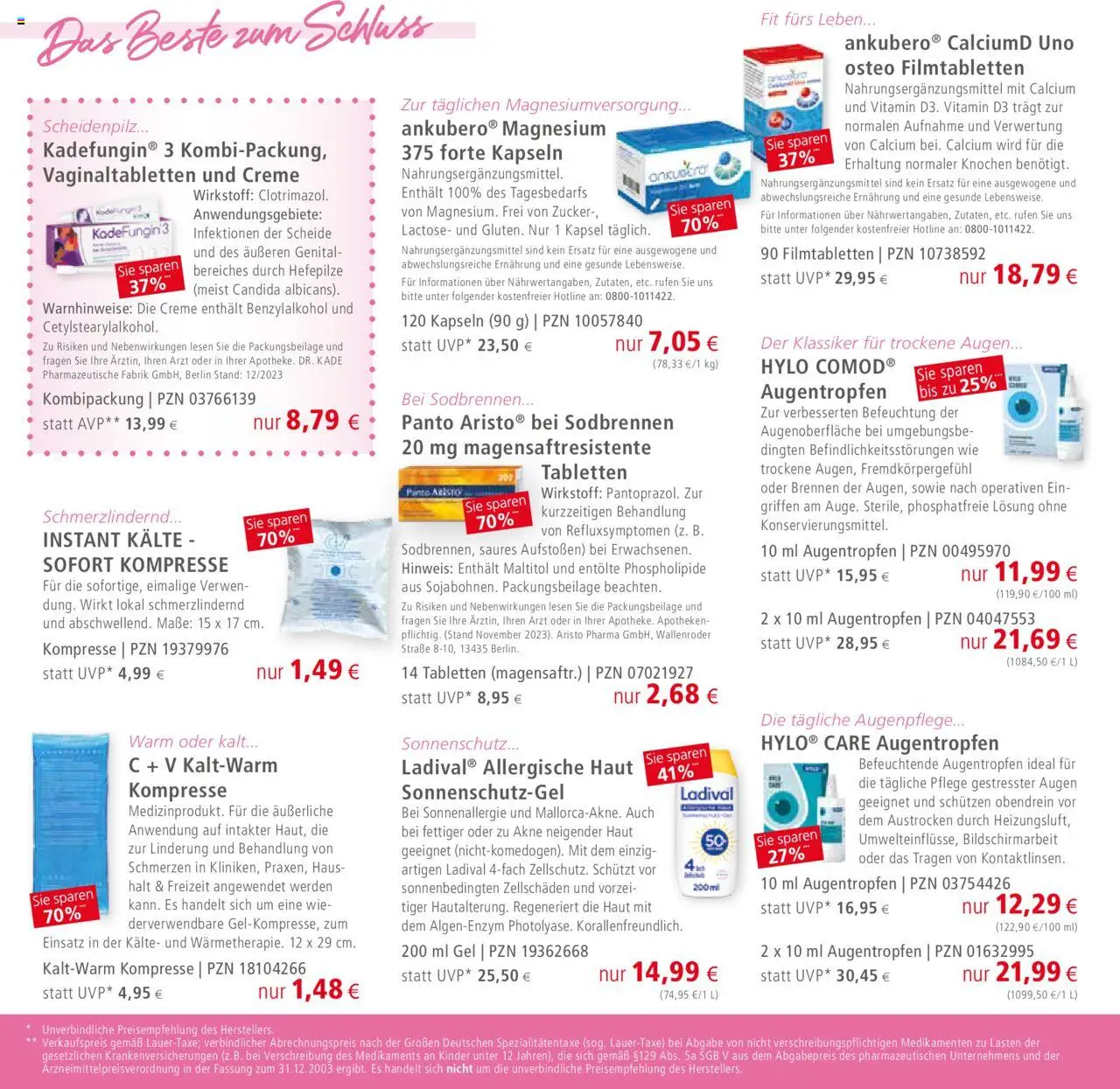 Apotal Prospekt 	 - gültig ab dem 16.07.2025 | Seite: 12 | Produkte: Creme, Zucker