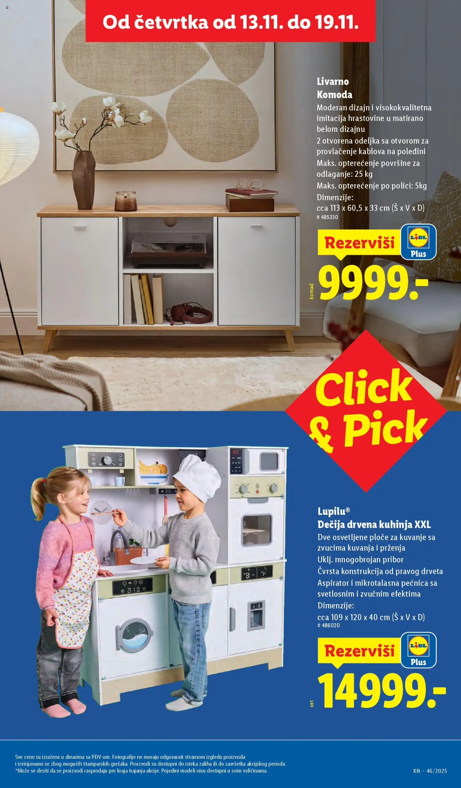 Lidl katalog - važi od 13.11.2025 | Strana: 55 | Proizvode: Komoda, Kuhinja, Mikrotalasna pećnica, Aspirator