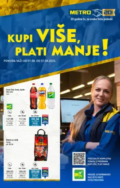 Metro - Kupi više, plati manje! - pregled Metro kataloga - važi od 01.08.2025