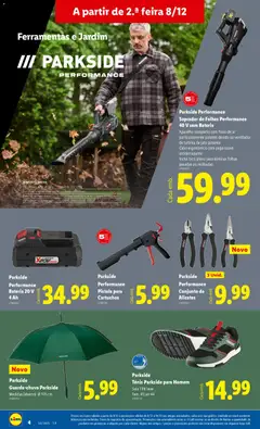 Pré-visualização Lidl Novidades válido de 08.12.2025 | Página: 4 | Produtos: Cabo, Soprador de folhas, Ferramentas, Bateria