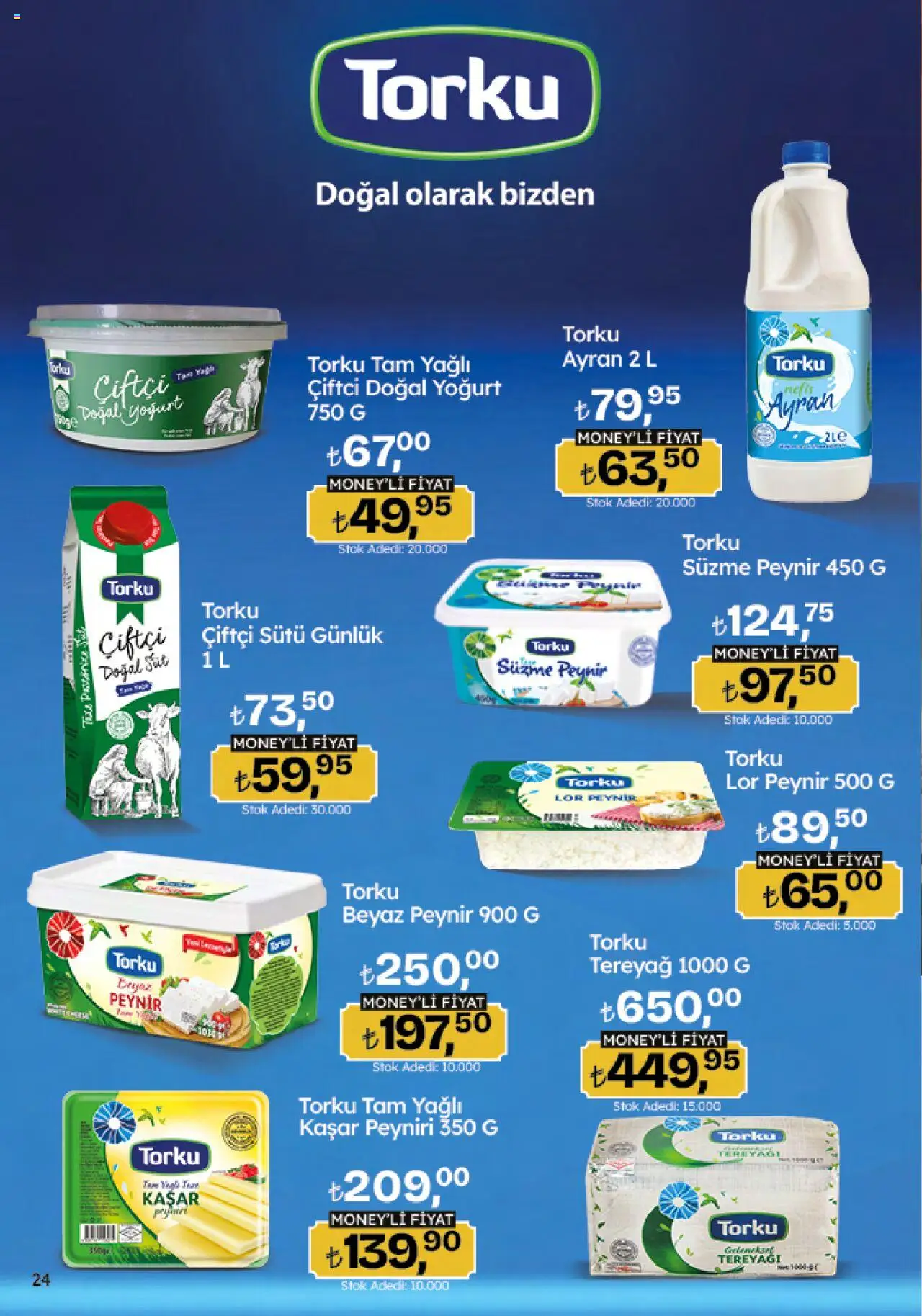 Migros Katalog - 5M Migroskop Dijital - 25.09.2025 tarihinden itibaren geçerlidir | Sayfa: 24 | Ürünler: Tereyağı, Peynir, Yoğurt, Süzme peynir