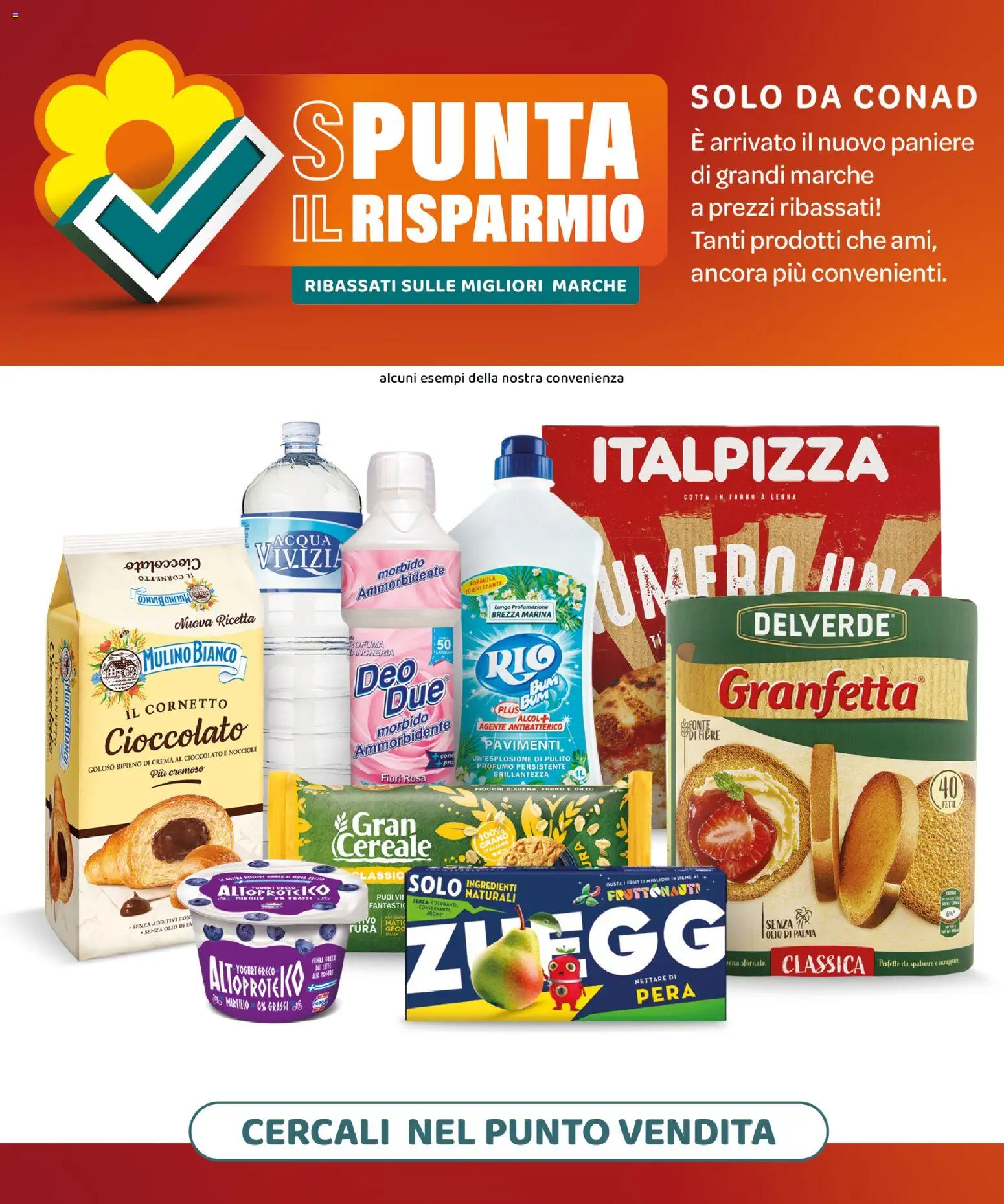 Volantino Conad del 04.02.2026 | Pagina: 5 | Prodotti: Ammorbidente, Fiocchi, Nocciole, Farro