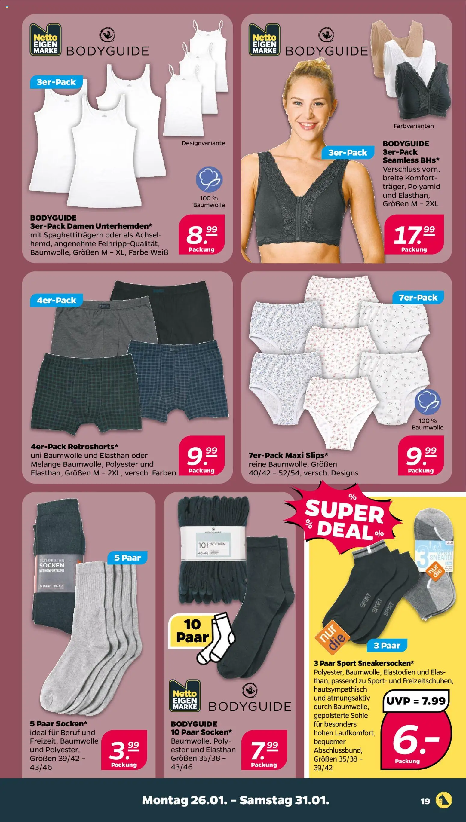 Netto Prospekt 	 – gültig ab 25.01.2026 | Seite: 21 | Produkte: Socken