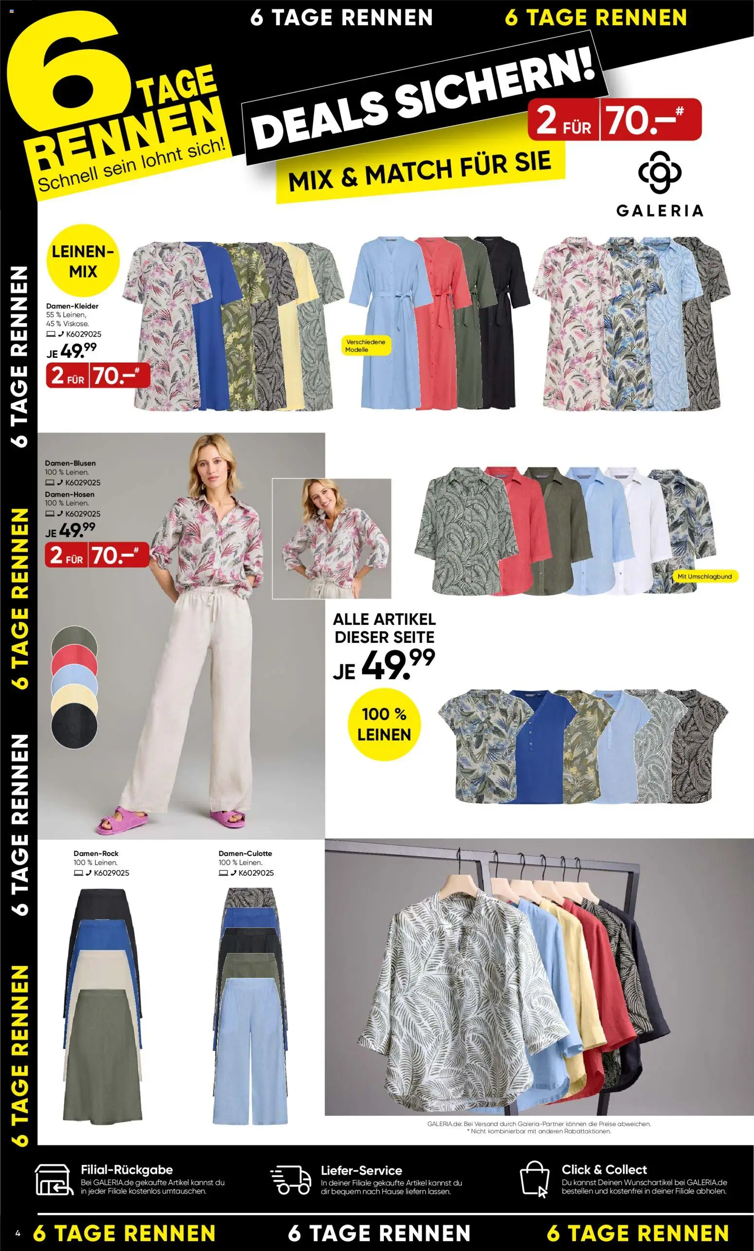Galeria Karstadt Kaufhof Prospekt 	 – gültig ab 15.04.2026 | Seite: 4