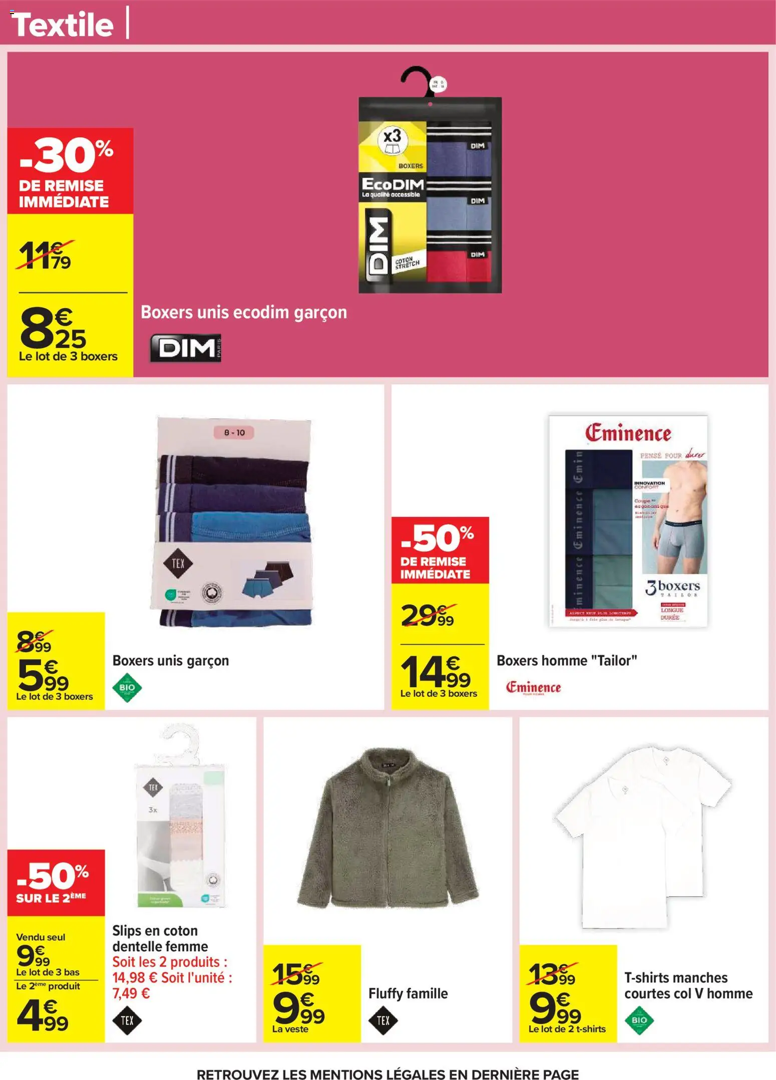 {H1} | Page: 55 | Produits: Coton, Veste, Slips