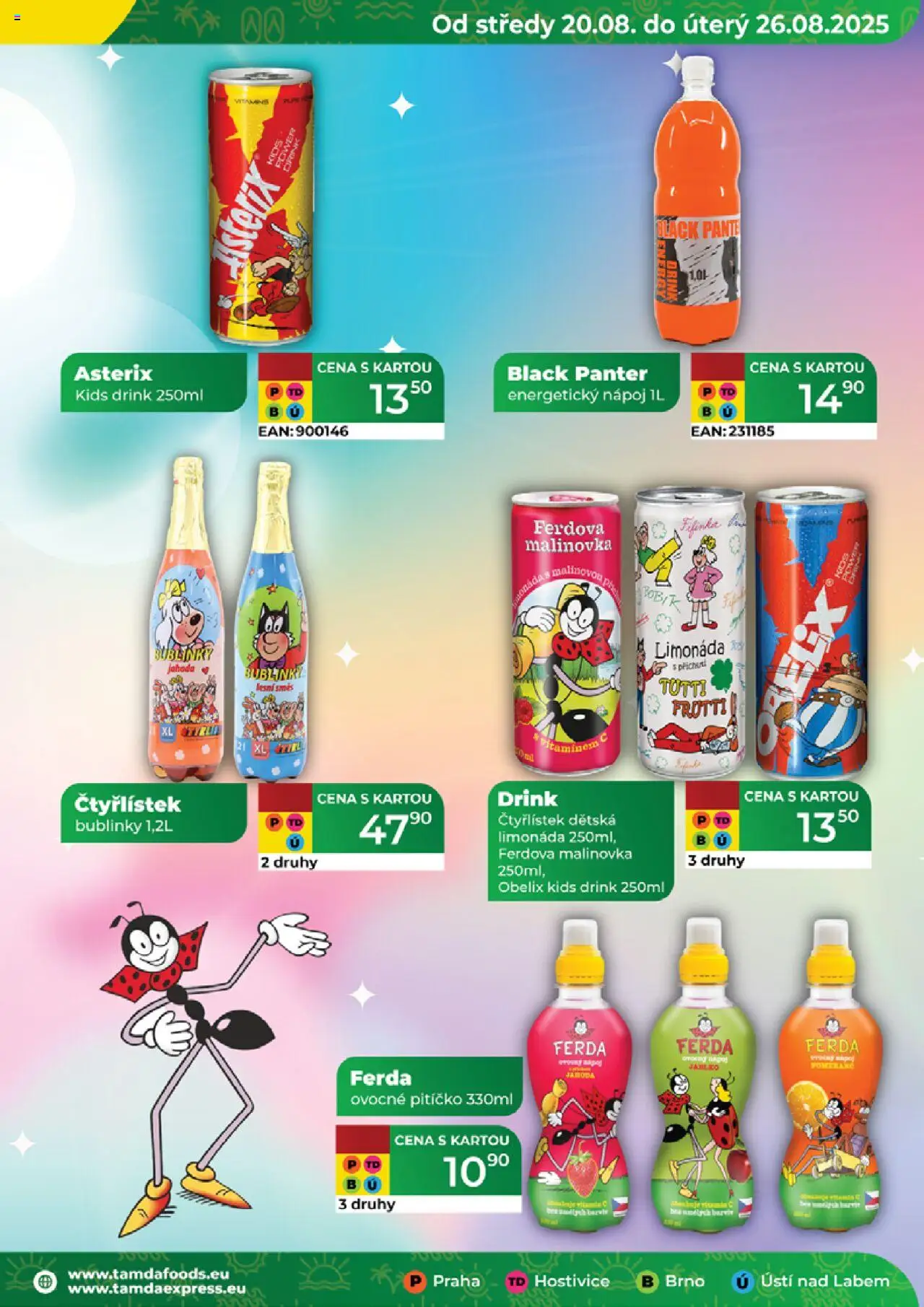Tamda Foods leták od 20.08.2025 | Strana: 43 | Produkty: Limonáda, Energetický nápoj