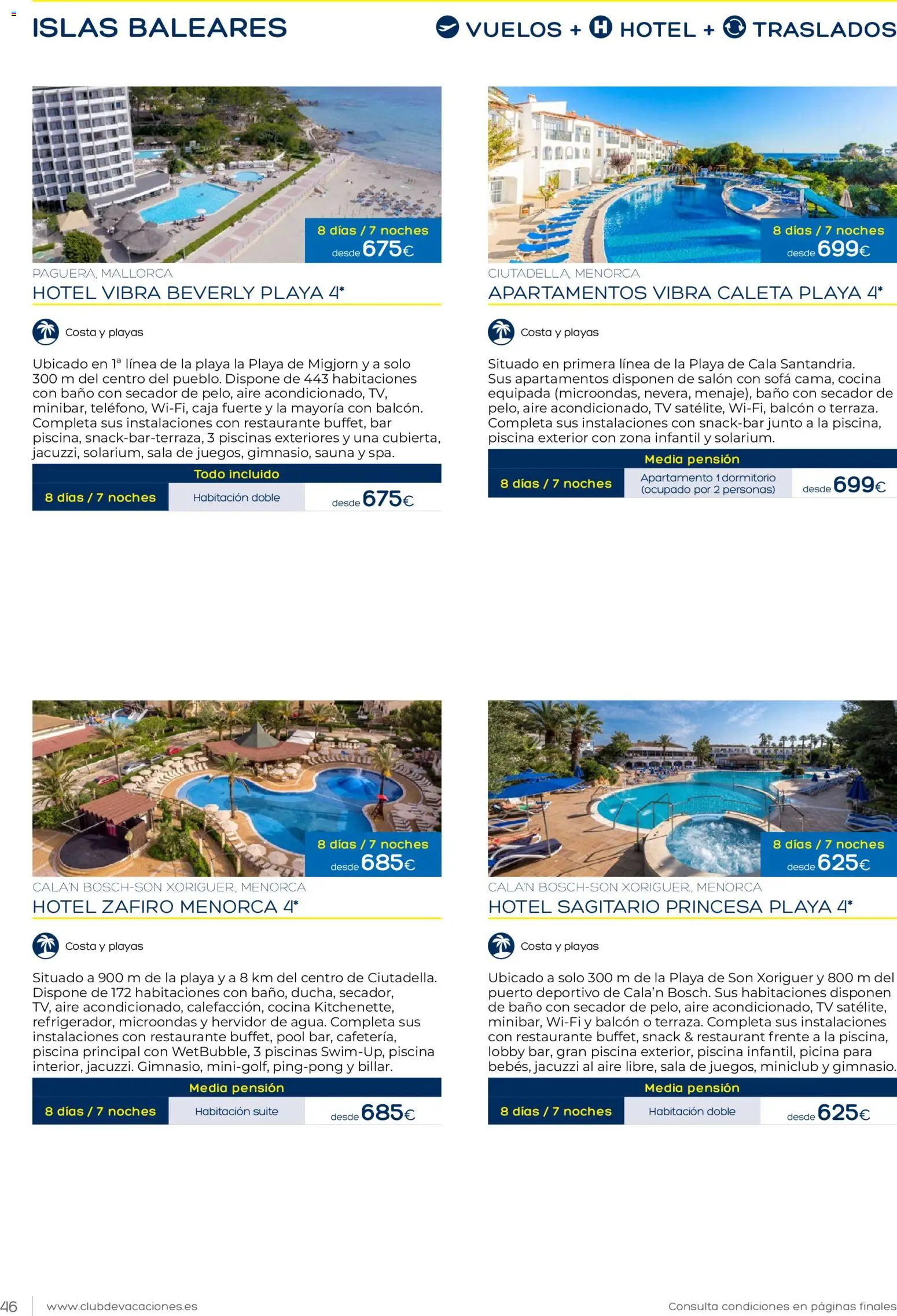 Viajes El Corte Inglés Club de Vacaciones │ válido desde el 01.02.2026 | Página: 46 | Productos: Cocina, Sofá, Caja, Baño