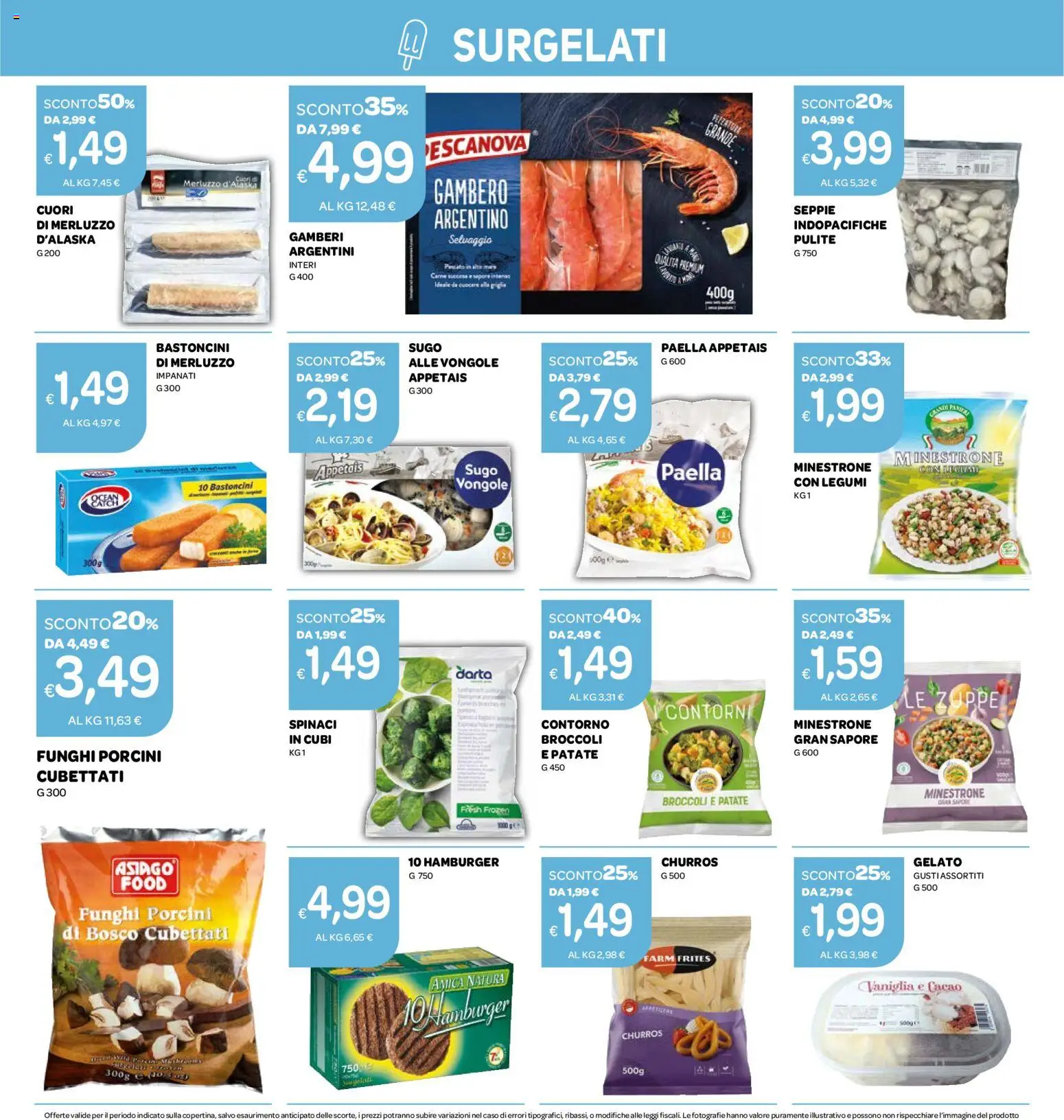 Volantino Ekom del 13.01.2026 | Pagina: 4 | Prodotti: Legumi, Patate, Funghi, Sugo