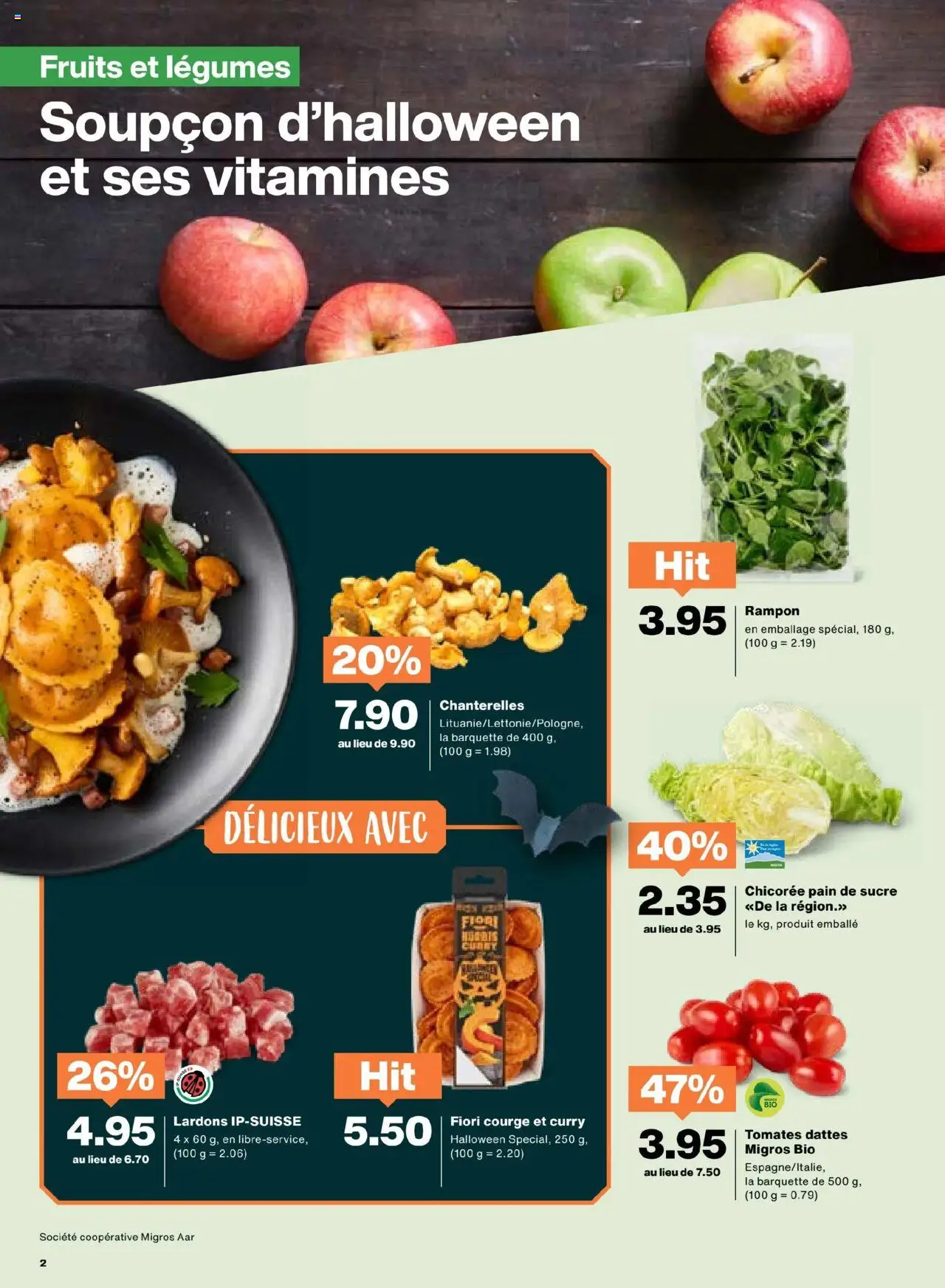 Migros Aktionen FR – gültig ab 21.10.2025 | Seite: 2 | Produkte: Pasta