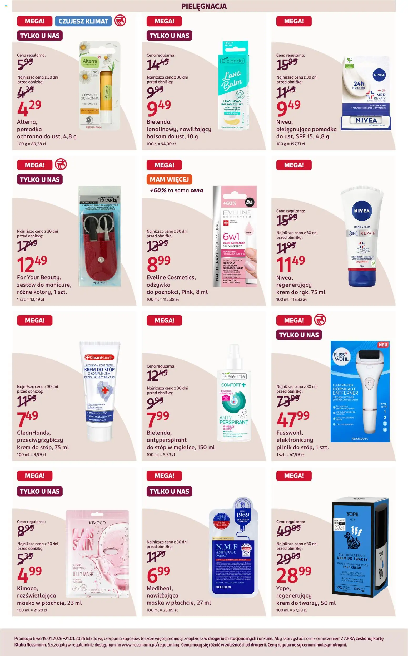 Rossmann Gazetka od 15.01.2026 | Strona: 9 | Produkty: Pomadka, Odżywka, Maska, Antyperspirant