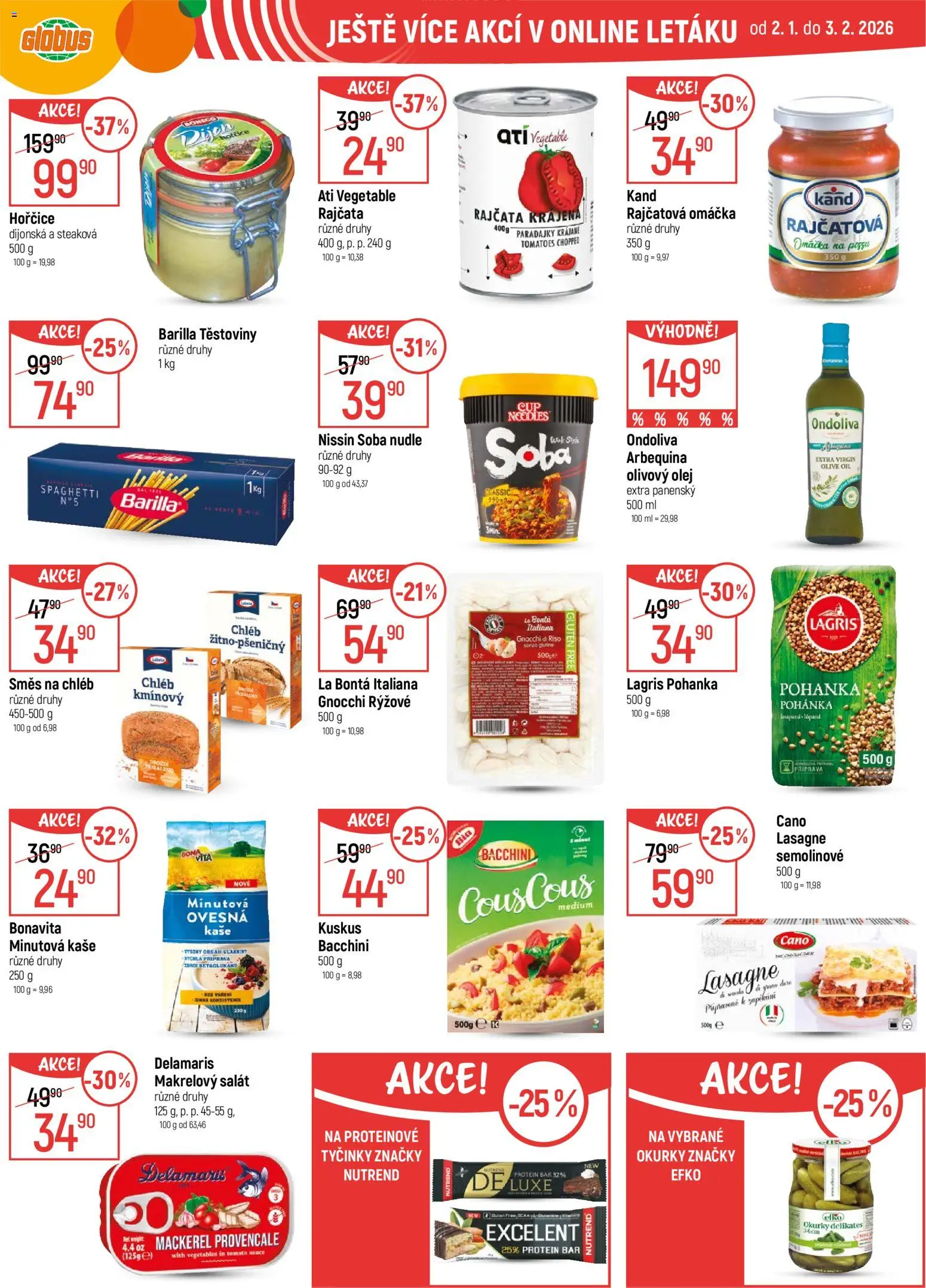 Globus leták - Trmice od 21.01.2026 | Strana: 32 | Produkty: Globus, Salát, Gnocchi, Lasagne