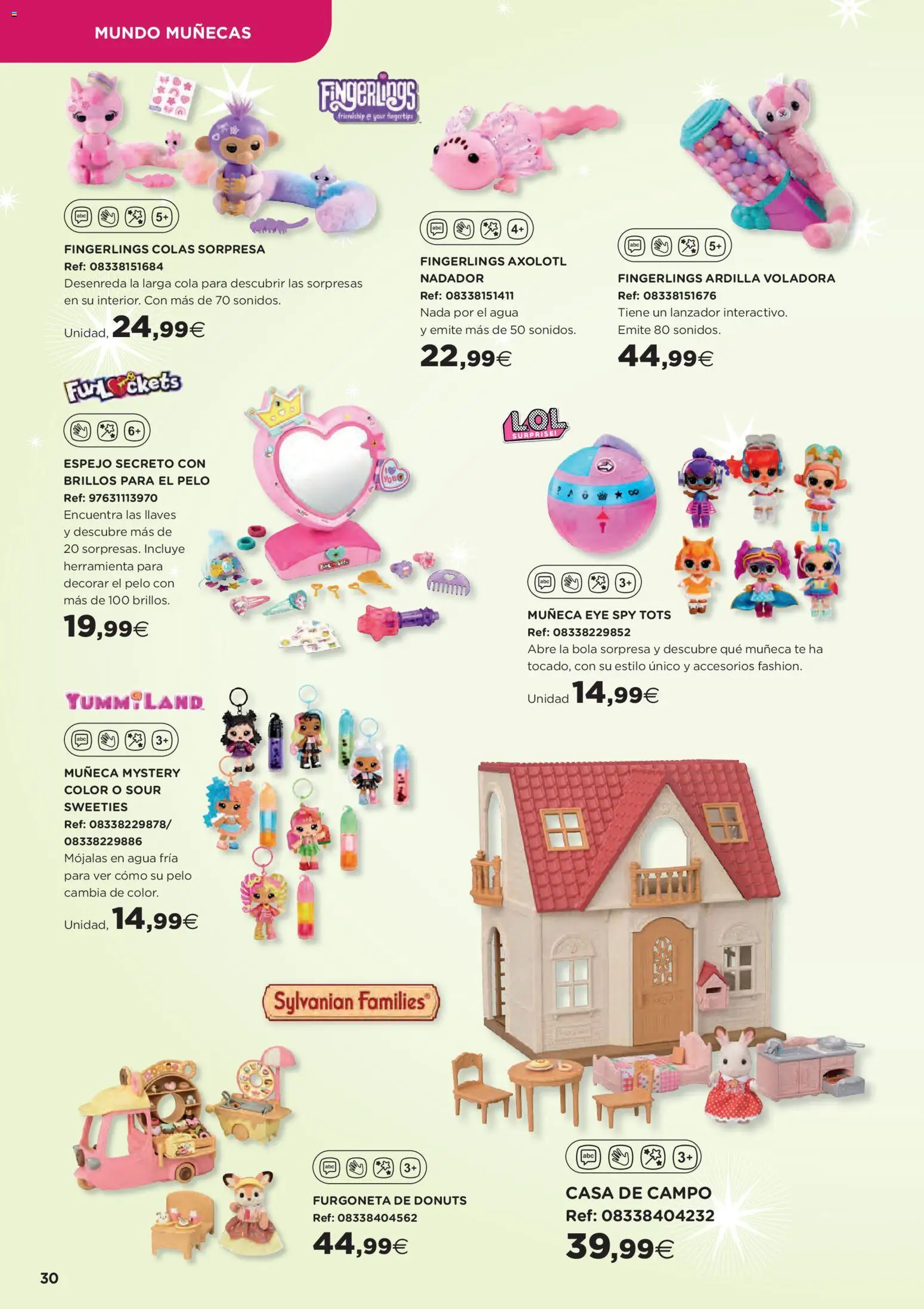 Hipercor catálogo │ válido desde el 31.10.2025 | Página: 30 | Productos: Té, Muñeca, Donuts, Espejo