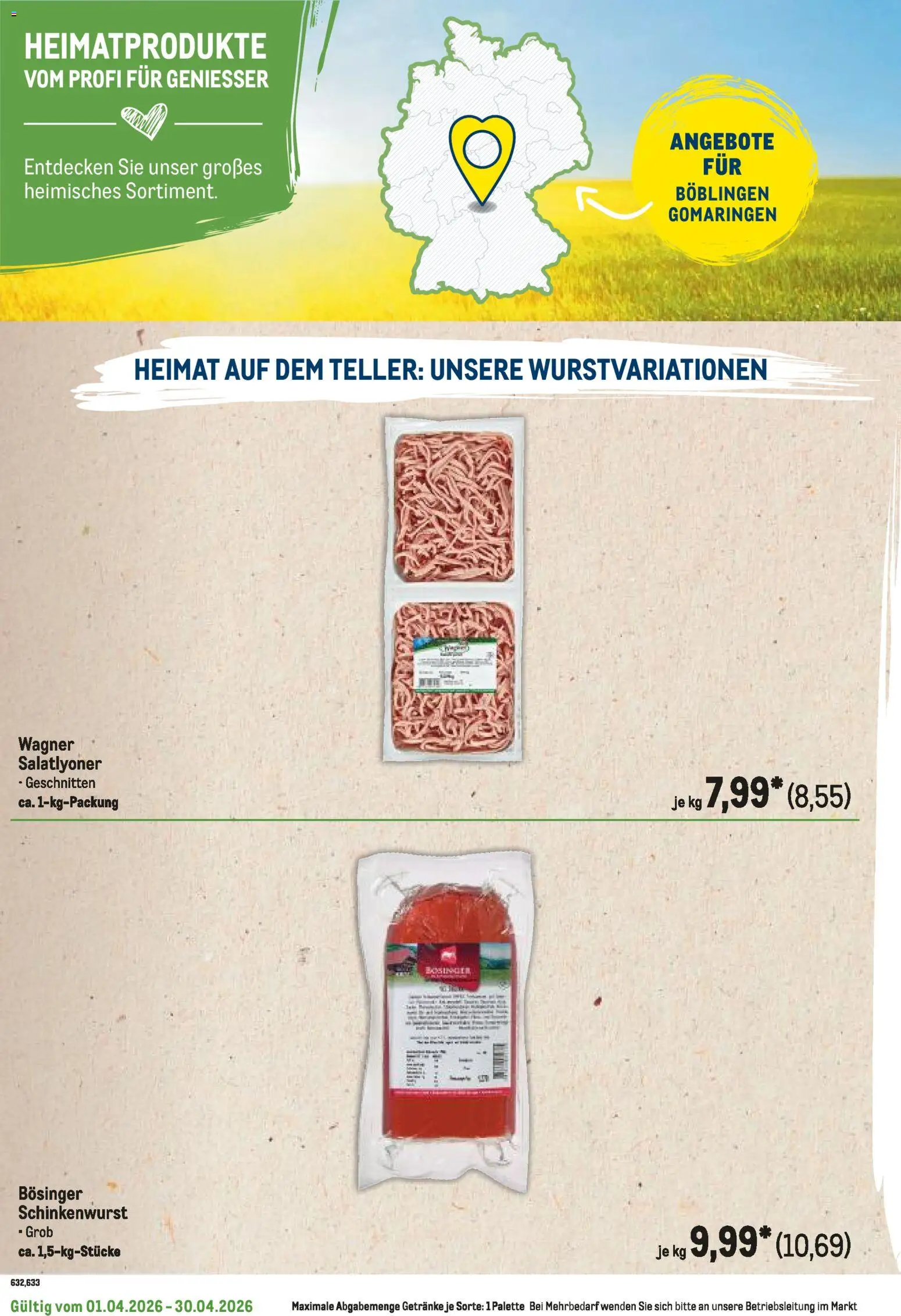 Metro Regionaler Flyer – gültig ab 01.04.2026 | Seite: 126