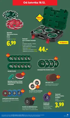 Parkside® Dijamantna brusna ploča, Komad, Promjer: cca 125 mm - Pregled kataloga iz trgovine Lidl, vrijedi od 18.12.2025 | Stranica: 19