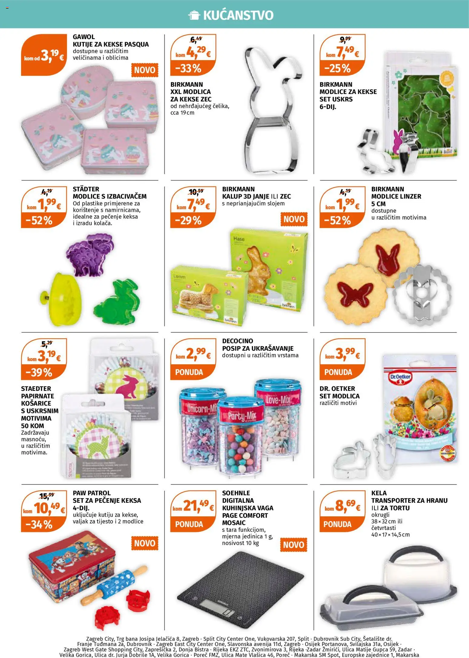 Müller katalog | vrijedi od 19.03.2026 | Stranica: 1 | Proizvodi: Kuhinjska vaga, Valjak za tijesto, Vaga