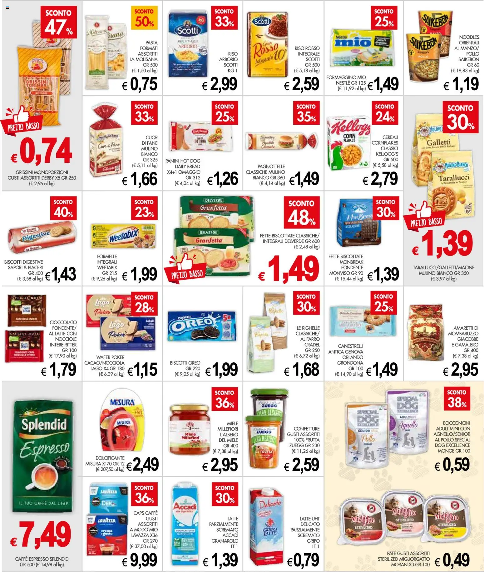 Volantino Presto Fresco del 13.04.2026 | Pagina: 7 | Prodotti: Paté, Caffè, Frutta, Agnello