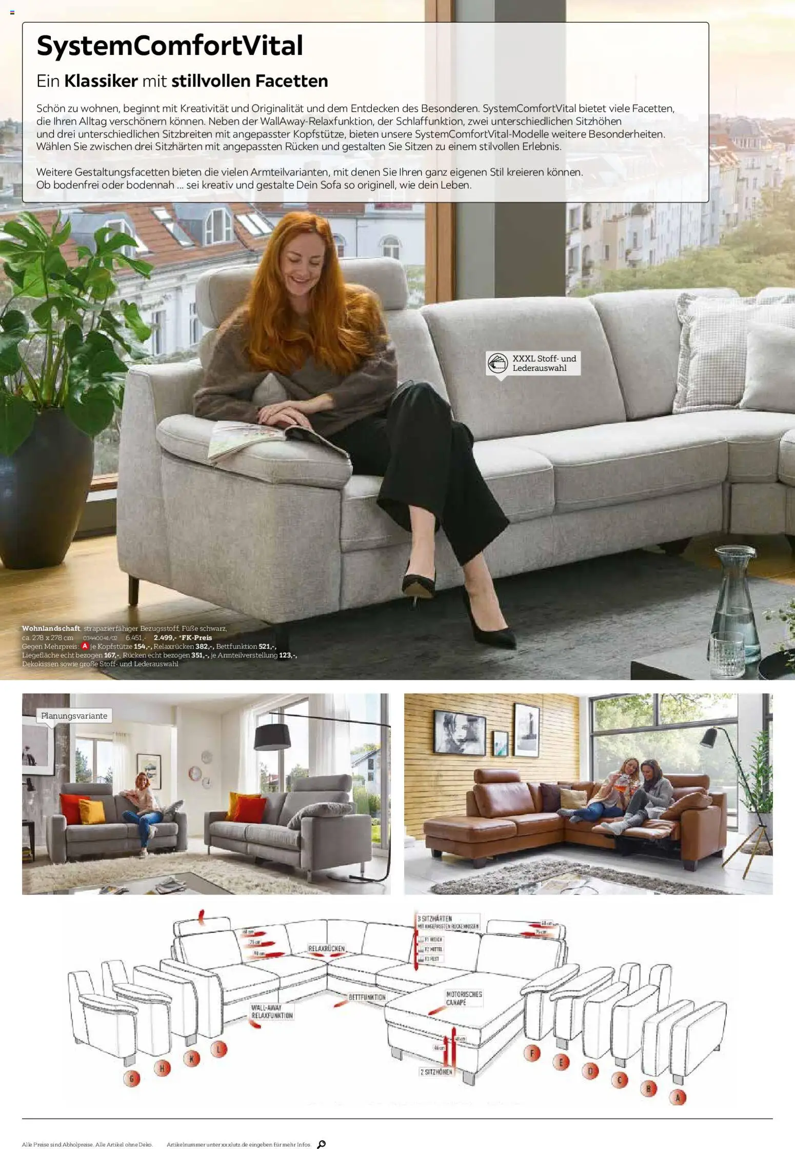 XXXL Lutz Prospekt 	 – gültig ab 26.10.2025 | Seite: 12 | Produkte: Sofa