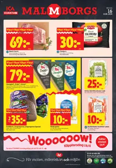 ICA Kvantum - Malmö - Förhandsvisning av reklamblad från butik ICA Kvantum aktuell från 13.04.2026