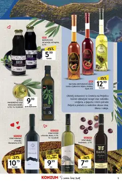 Konzum katalog | vrijedi od 19.05.2025 | Stranica: 5 | Proizvodi: Miris, Sok, Vino, Maslinovo ulje