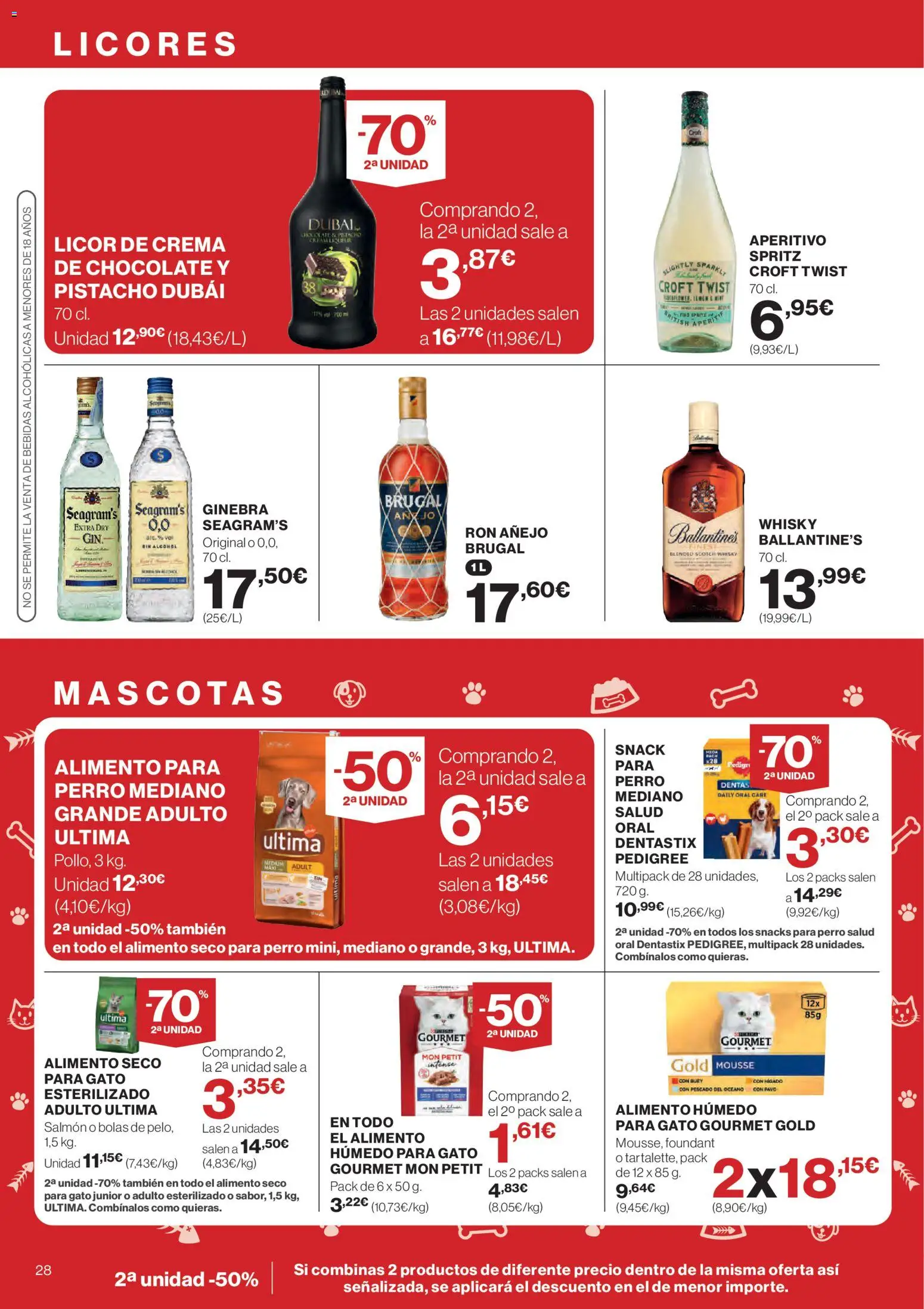 Hipercor catálogo │ válido desde el 26.02.2026 | Página: 28 | Productos: Licor, Mousse, Chocolate, Whisky