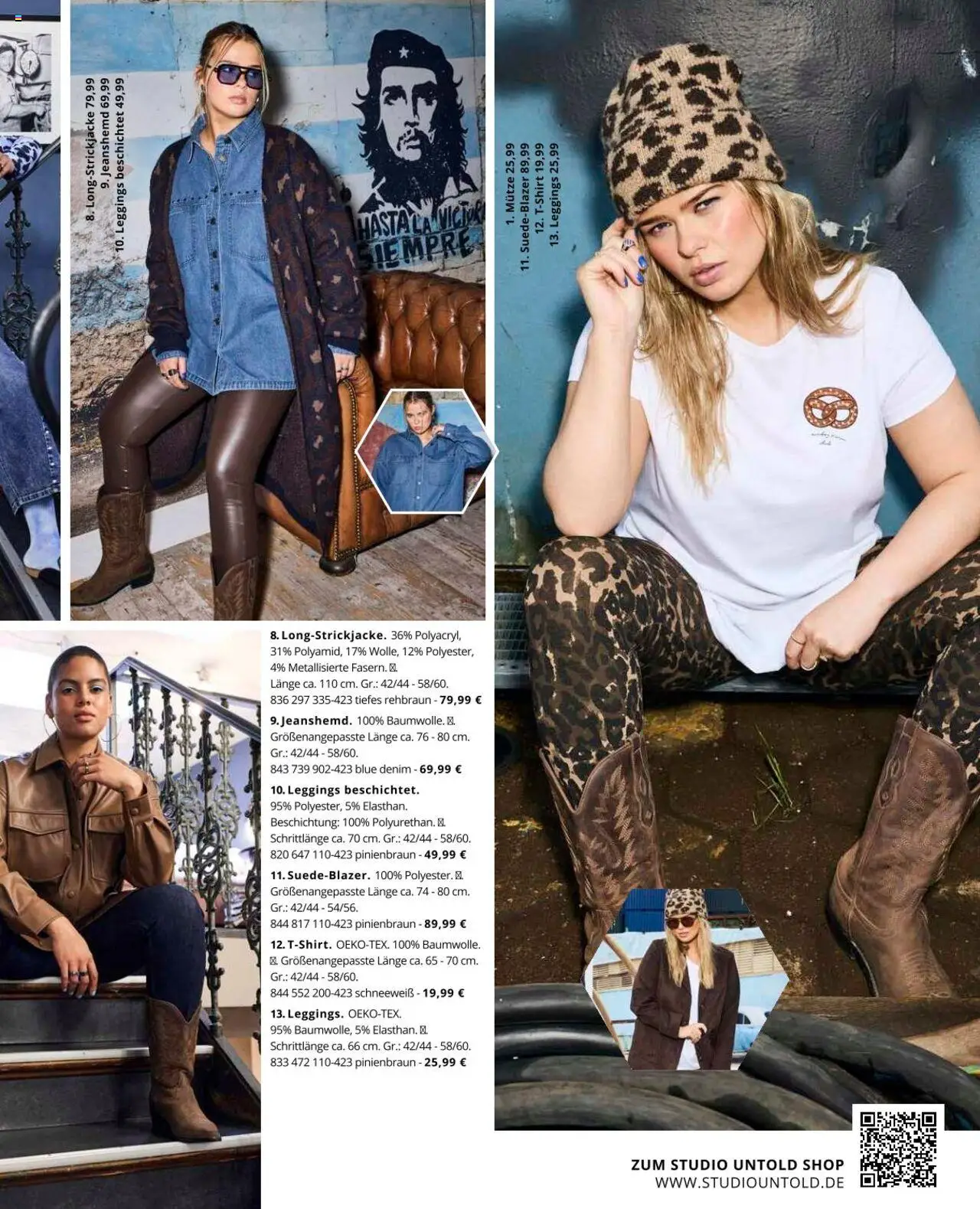 Ulla Popken Prospekt 	 – gültig ab 01.10.2025 | Seite: 85 | Produkte: Jeanshemd, Leggings