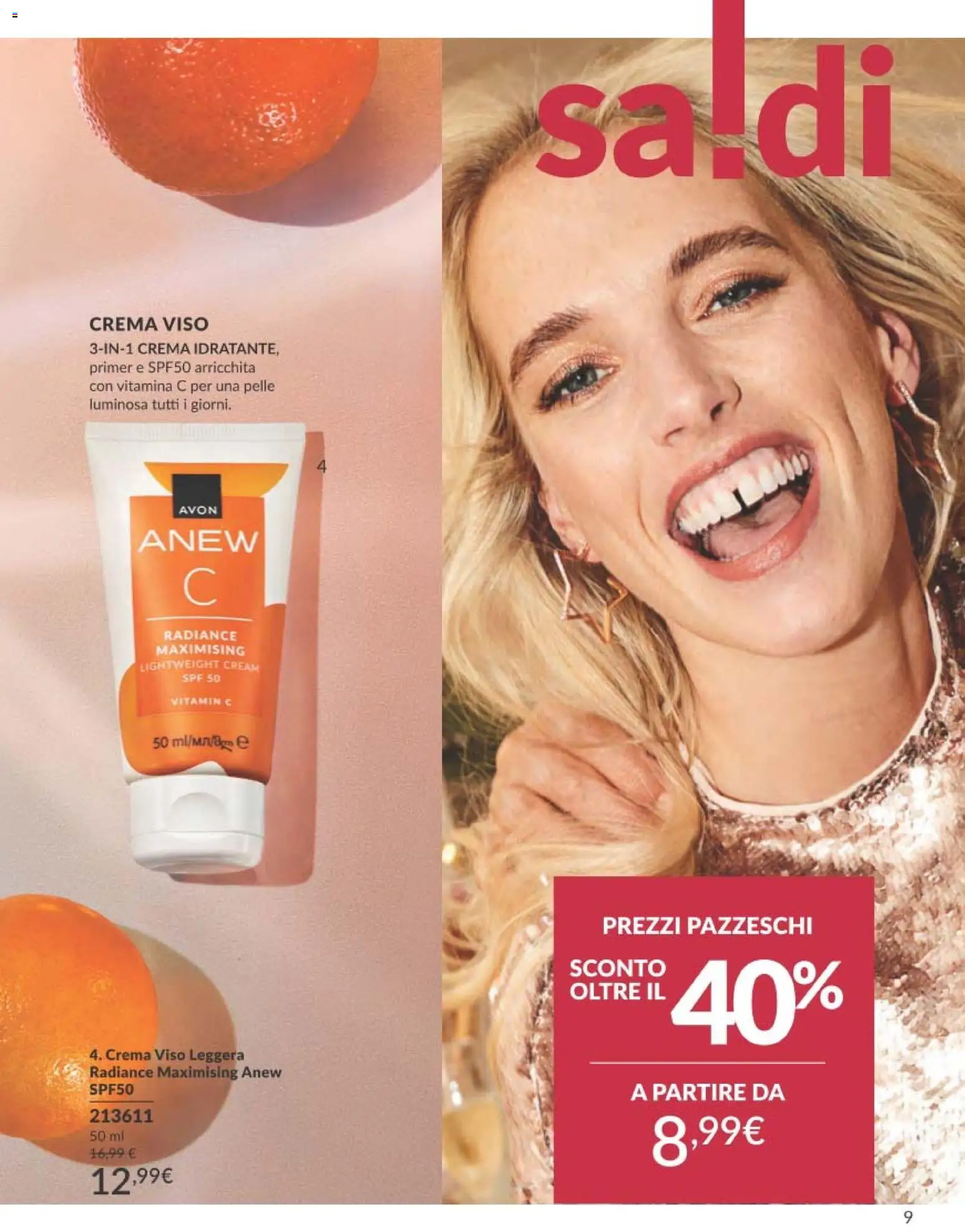 Volantino Avon del 31.12.2025 | Pagina: 9 | Prodotti: Crema, Crema viso