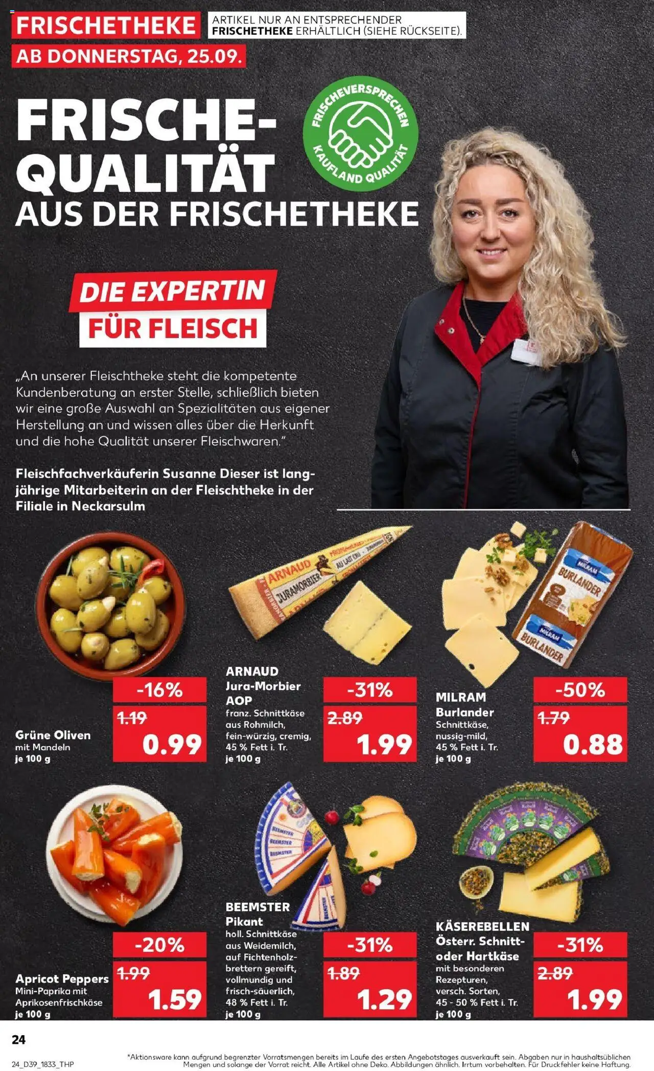 Kaufland prospekt Bergheim	 – gültig ab 28.09.2025 | Seite: 24 | Produkte: Mandeln, Milram, Fleisch