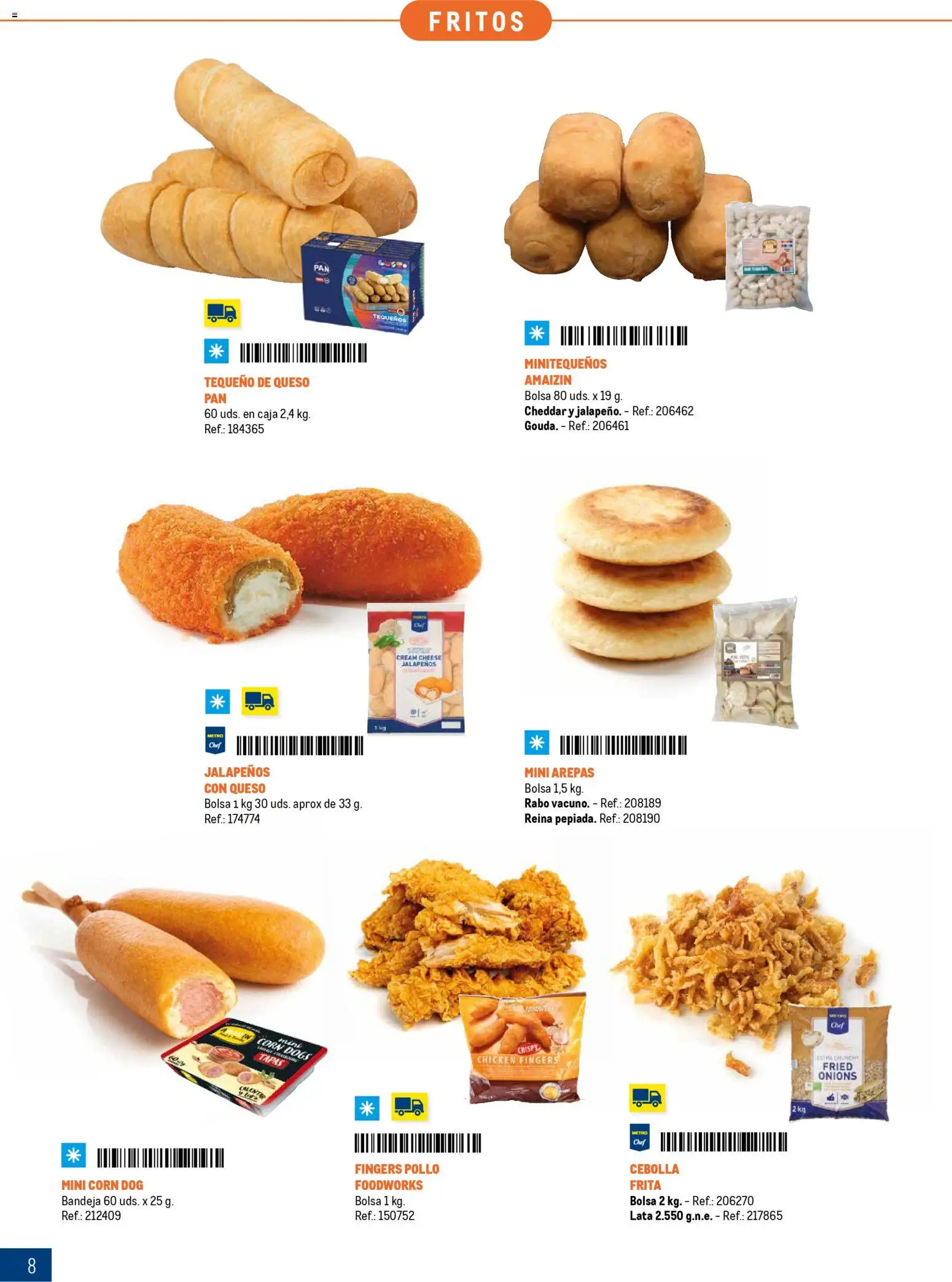 Makro Especial Catering Canarias │ válido desde el 16.03.2026 | Página: 8 | Productos: Queso, Παγωμένο τσάι, Bolsa, Bandeja