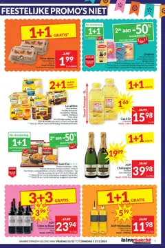 Intermarché - Mis onze 12 dagen aan feestelijke promo’s niet - Voorbeeld van een folder van Intermarché, geldig van 31.10.2025 | Pagina: 3 | Producten: Pudding, Crème, Kaart, Eieren