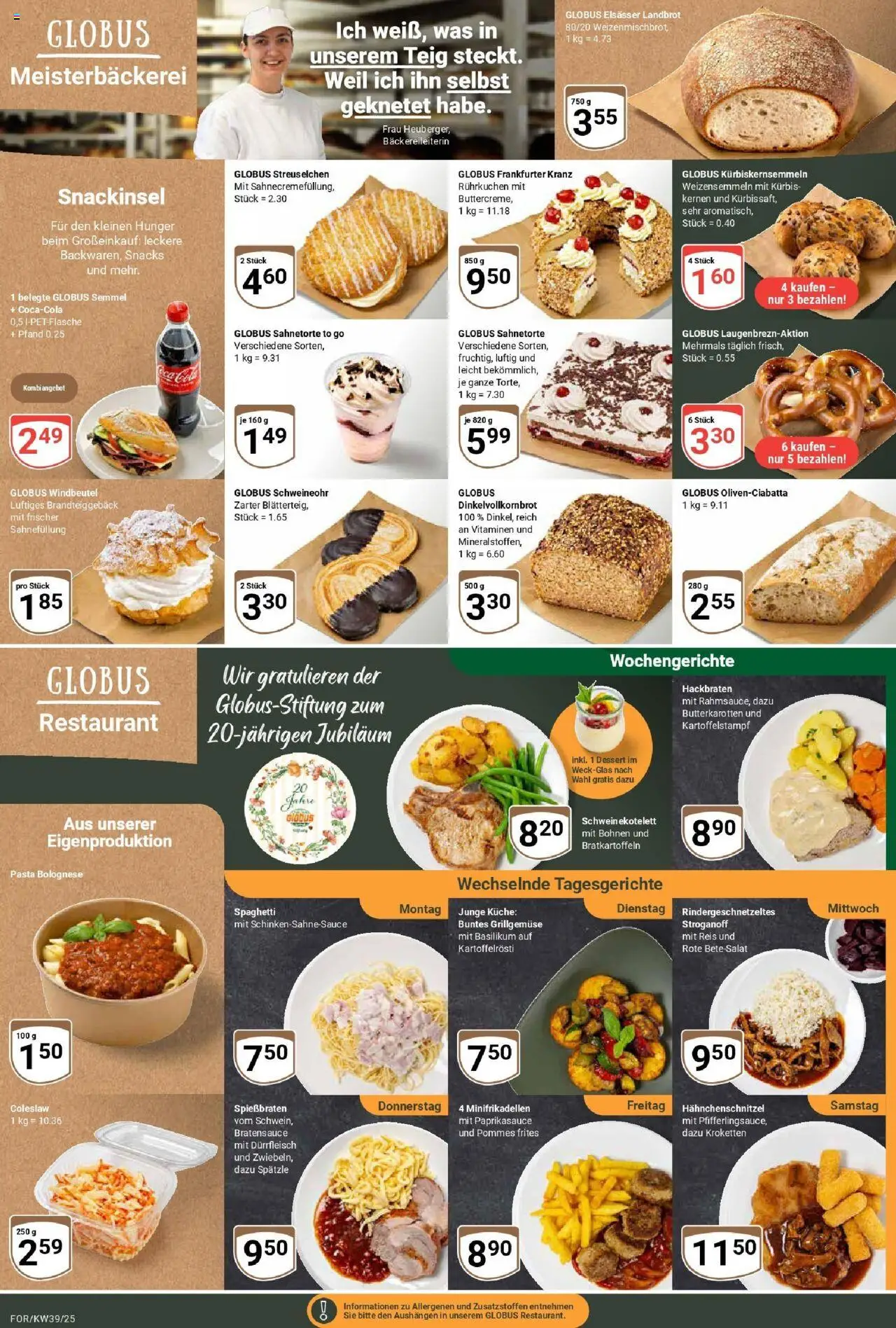 Globus prospekt Forchheim	 – gültig ab 21.09.2025 | Seite: 5 | Produkte: Pommes, Küche, Kürbis, Pasta