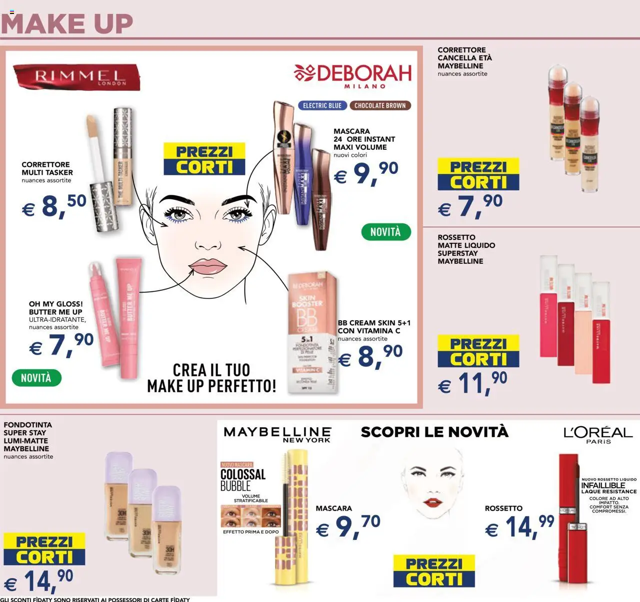 Volantino Esselunga S del 11.09.2025 | Pagina: 4 | Prodotti: Mascara, Fondotinta, Correttore, BB cream