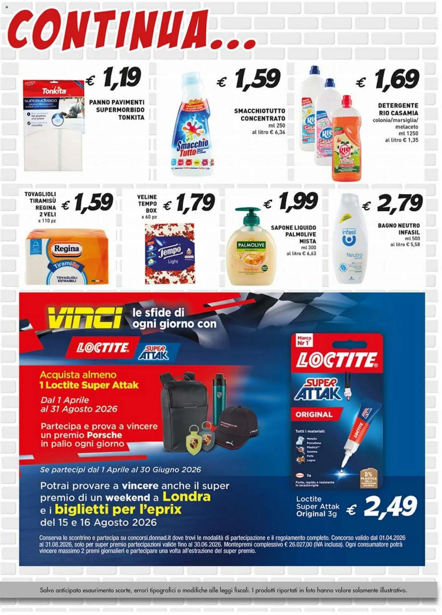 Volantino Coal del 23.04.2026 | Pagina: 7 | Prodotti: Veline, Detergente, Lavastoviglie, Bagno