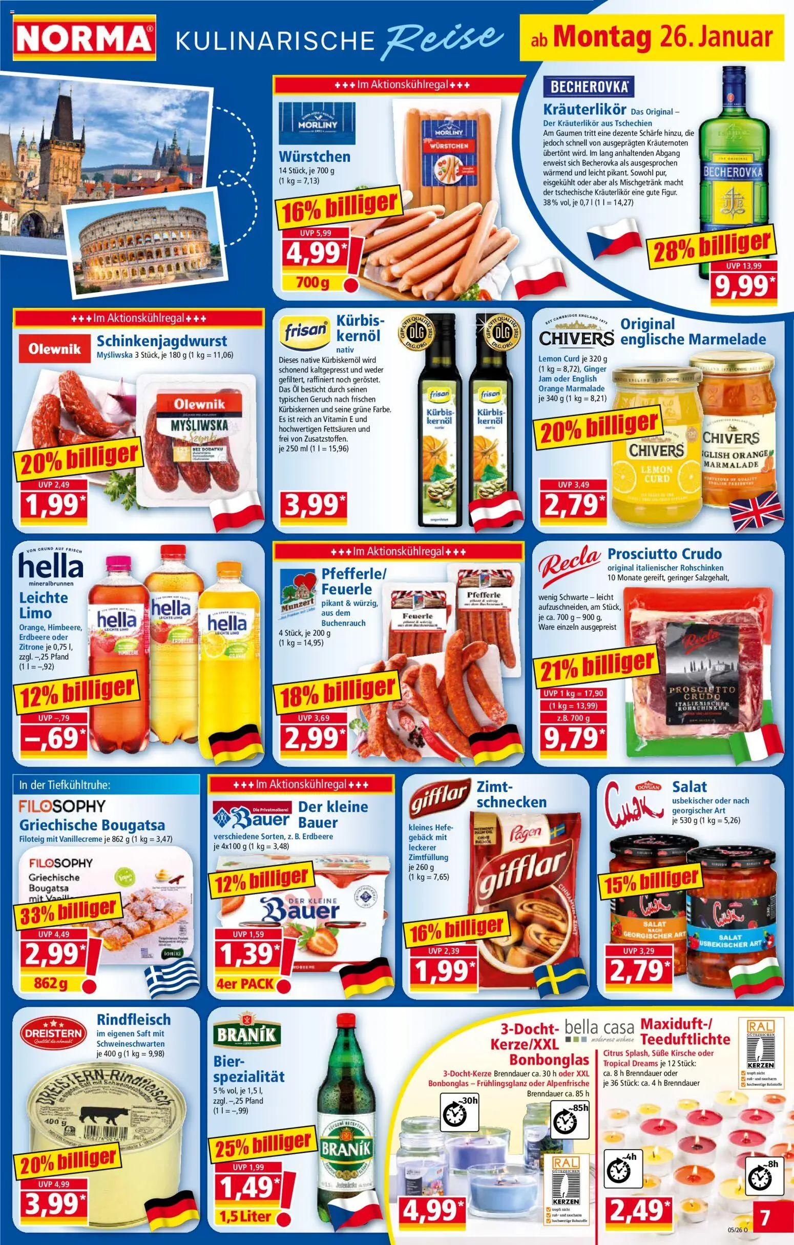 Norma Prospekt 	 – gültig ab 26.01.2026 | Seite: 7 | Produkte: Zitrone, Kürbis, Saft, Salat