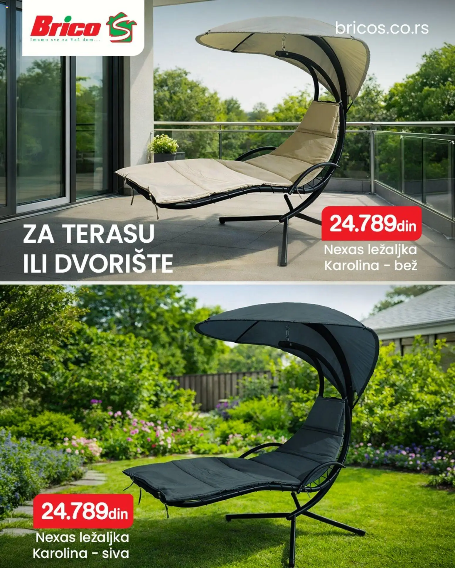 Brico S katalog - važi od 25.04.2026 | Strana: 2 | Proizvode: Ležaljka
