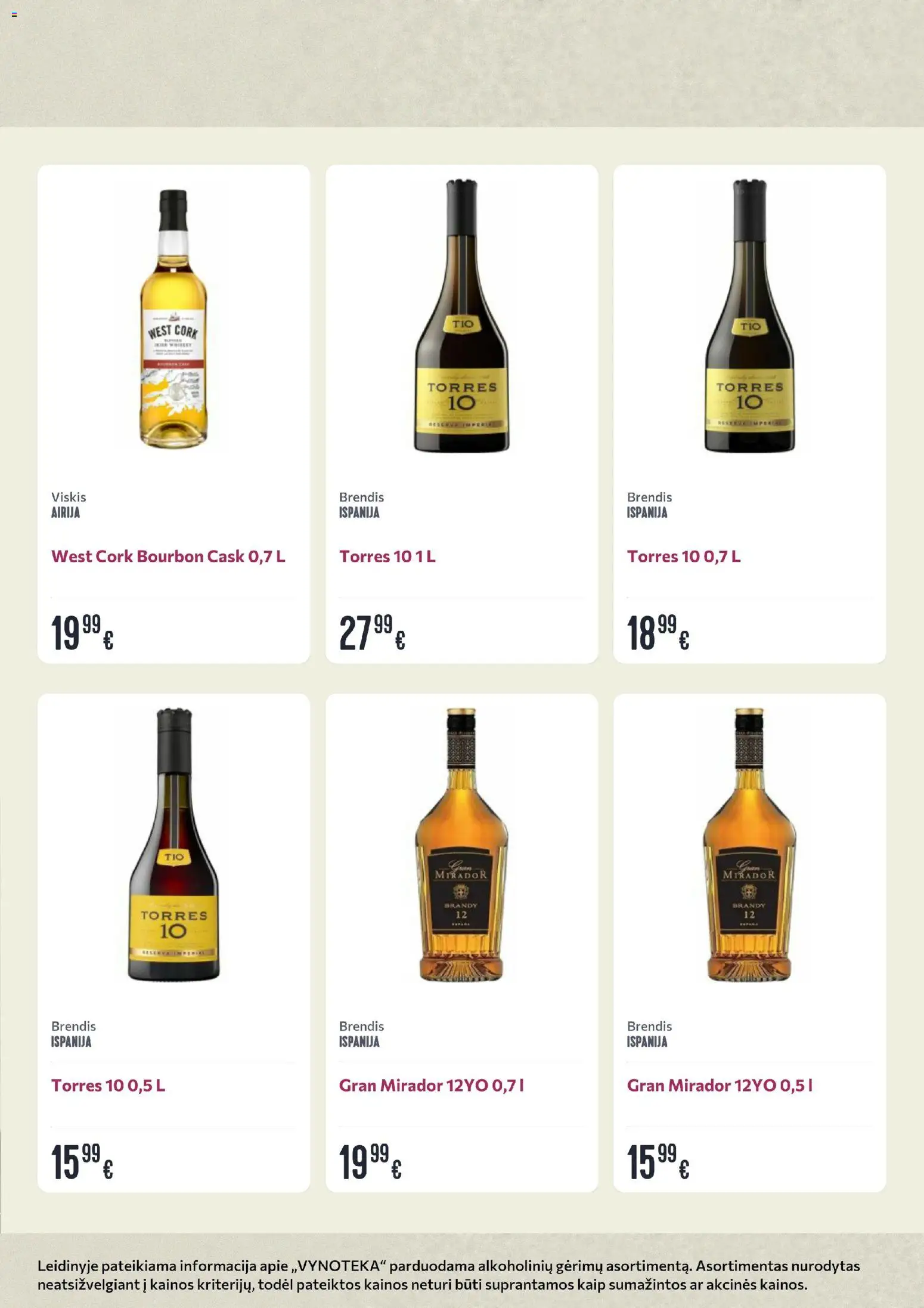 VYNOTEKA akcijos nuo 12.01.2026 | Puslapis: 7 | Prekių: Viskis