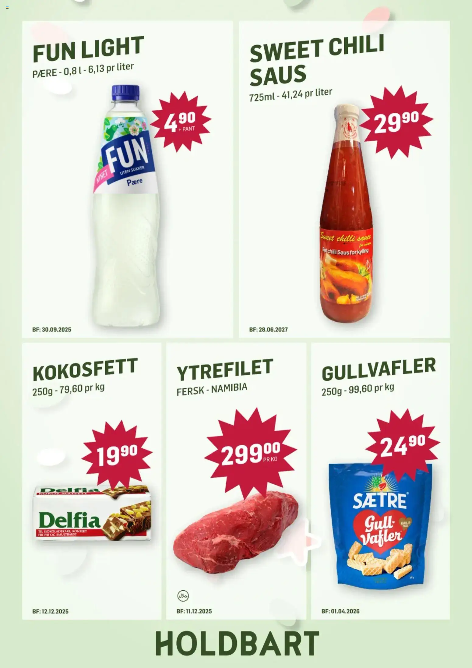 {H1} | Side: 7 | Produkter: Desk, Kylling, Saus, Chilli