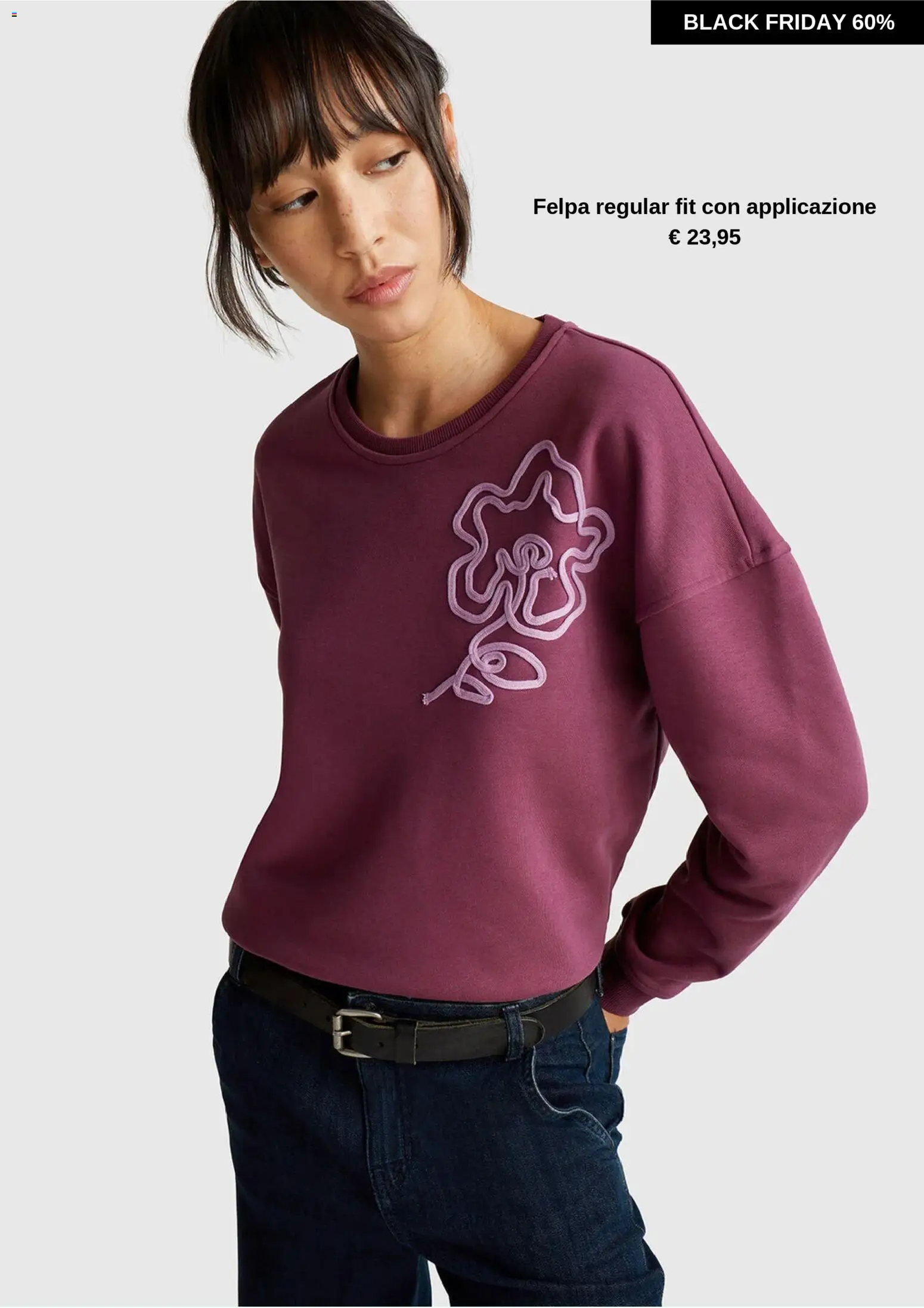 Volantino Benetton del 22.11.2025 | Pagina: 4 | Prodotti: Felpa