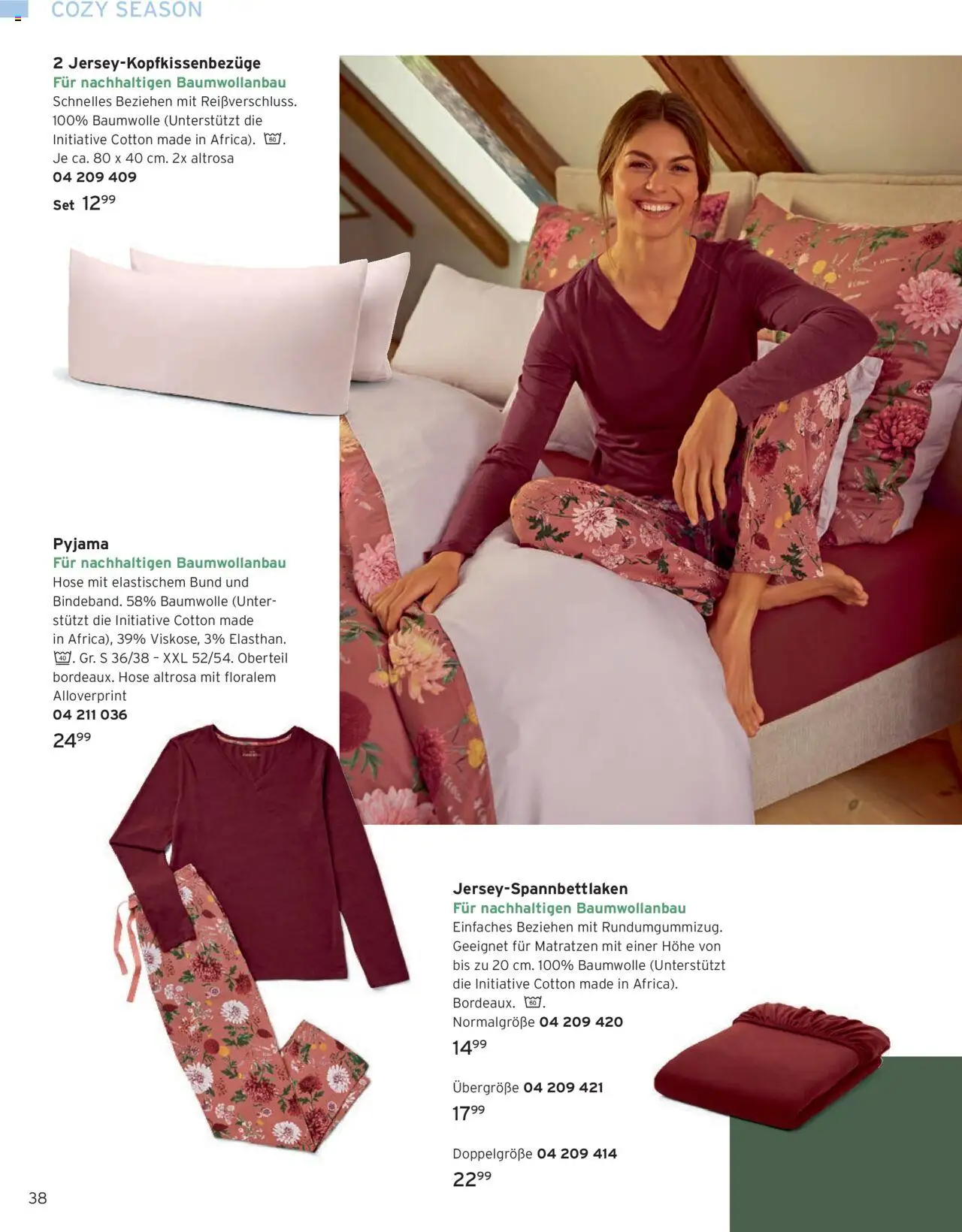 Angebote Tchibo – gültig ab 01.10.2025 | Seite: 38 | Produkte: Hose, Pyjama