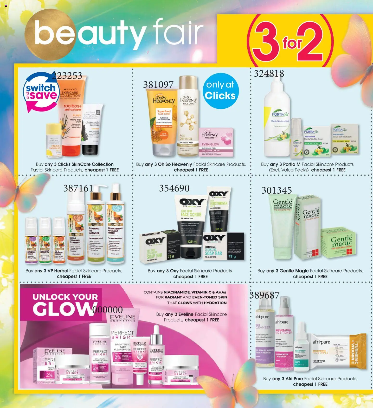 New Clicks catalogue – valid from 30.10.2025 | Page: 18 | Products: Sim, Toner, Light, Cream