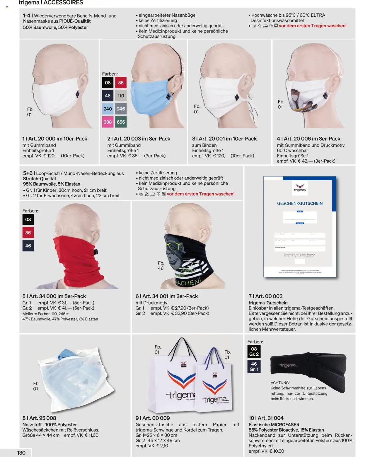 Trigema Prospekt 	 – gültig ab 01.09.2025 | Seite: 130 | Produkte: Regenschirm