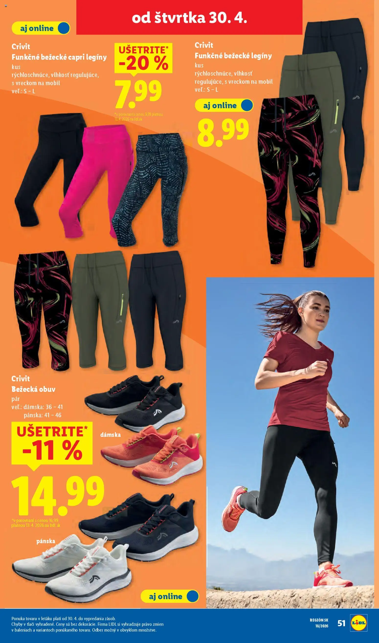 Nové Lidl akcie – leták je platný od 27.04.2026 | Strana: 84 | Produkty: Mobil, Legíny